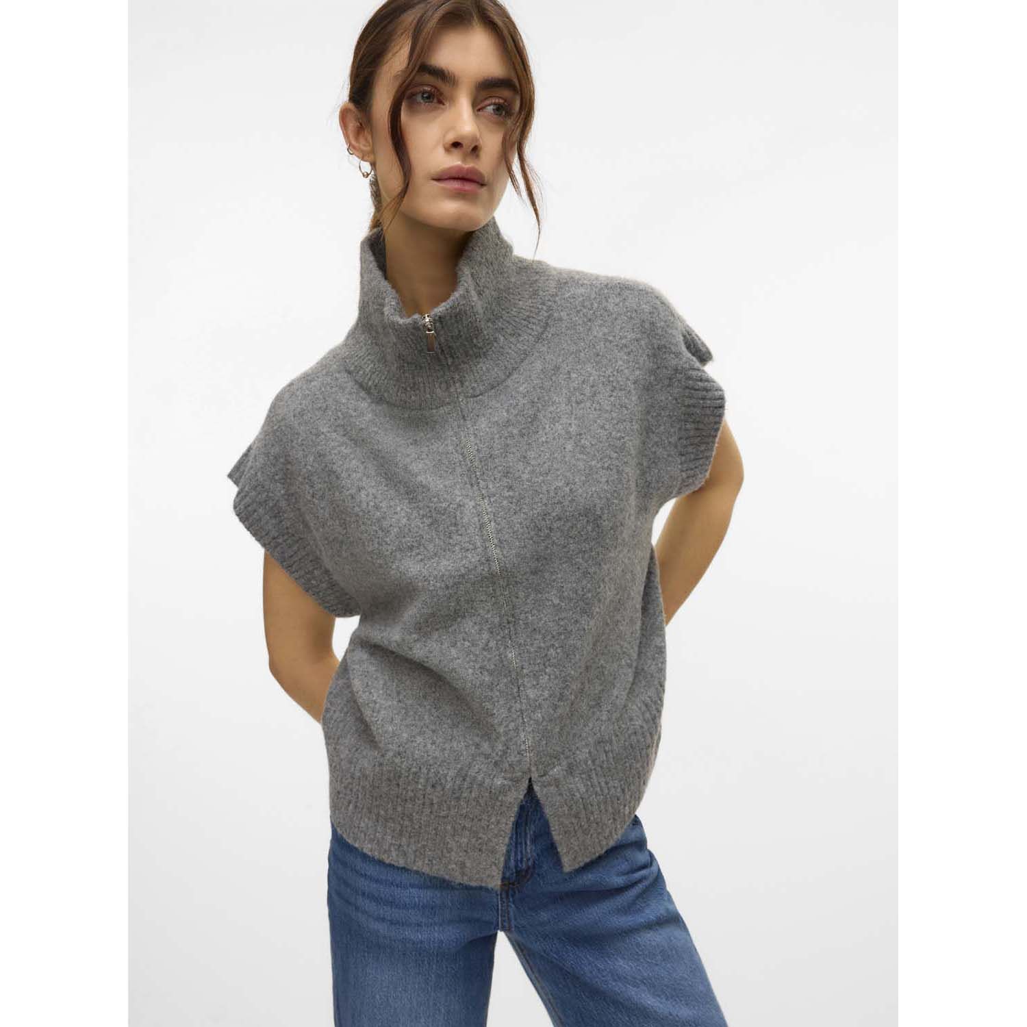 Vero Moda Bang Highneck Zipper Vest