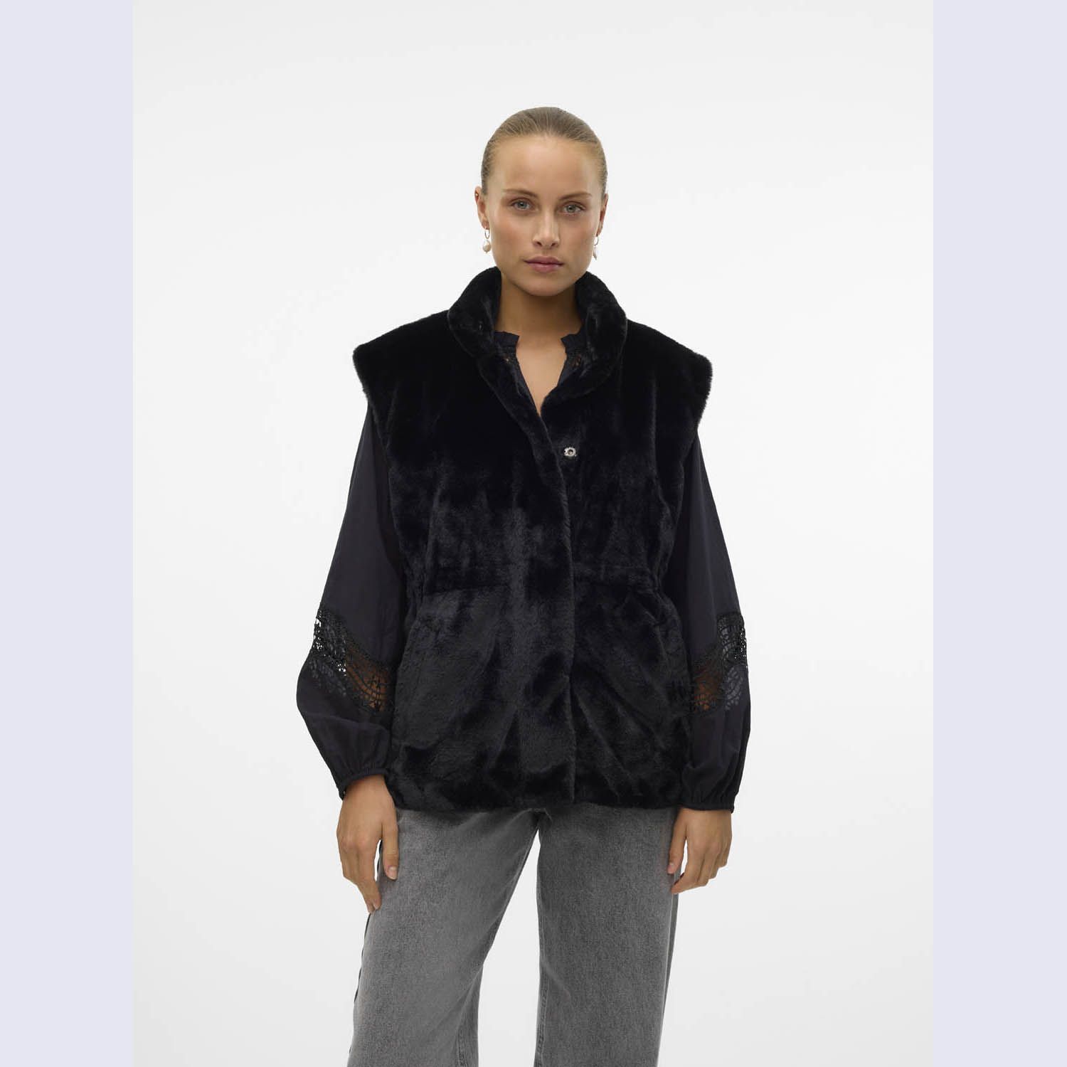 Vero Moda Sonja Poppy Faux Fur 