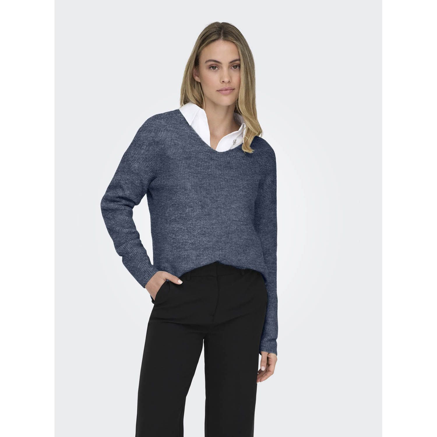 ONLY Camilla V-Neck Pullover Knit