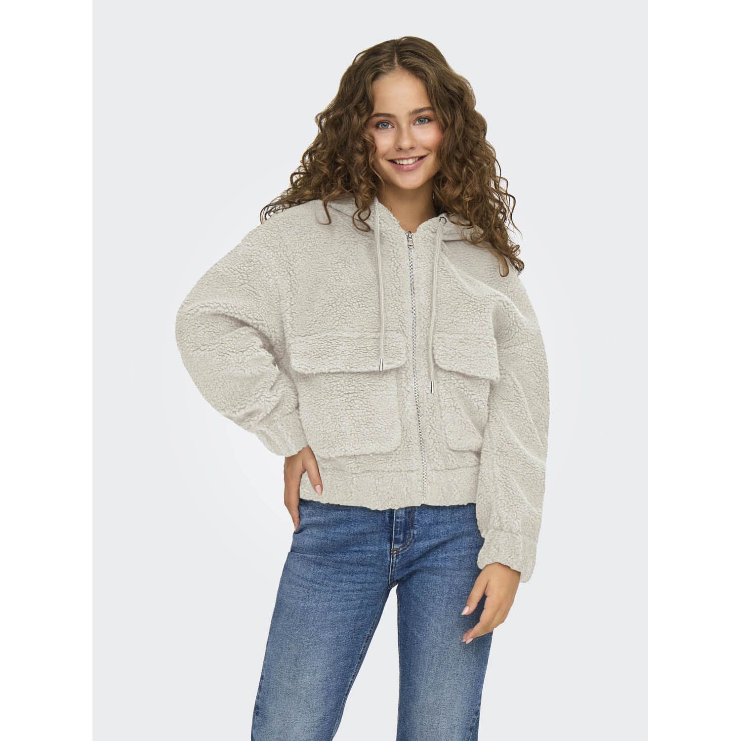 ONLY Tanja Teddy Hood Jacket 