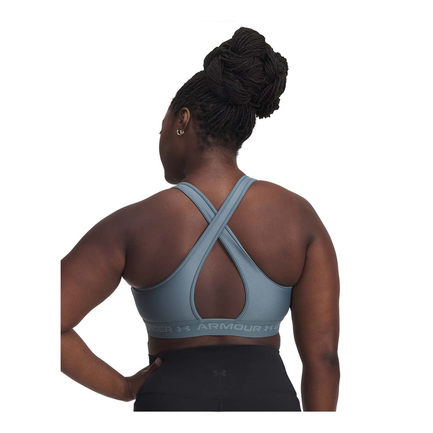 Under Armour Mid Crossback Sports Bra