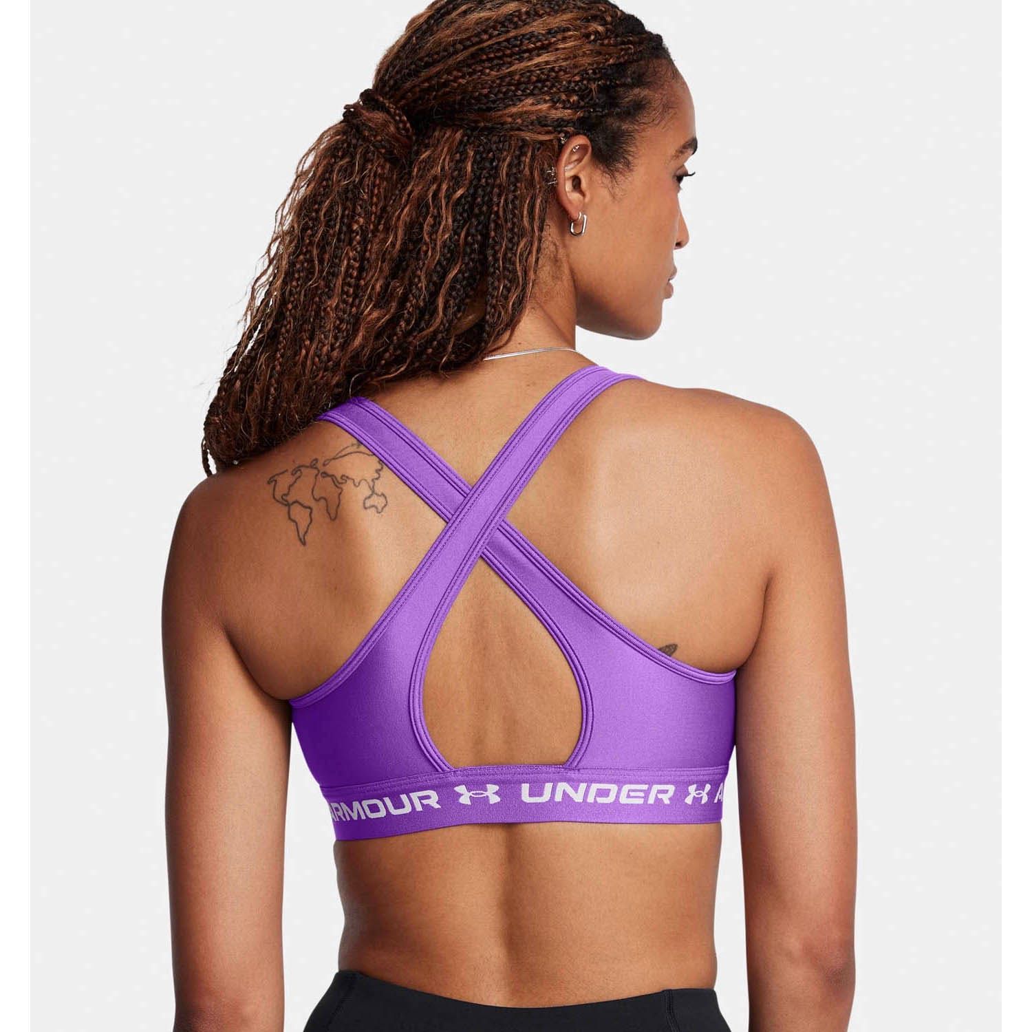 Under Armour Mid Crossback Sports Bra