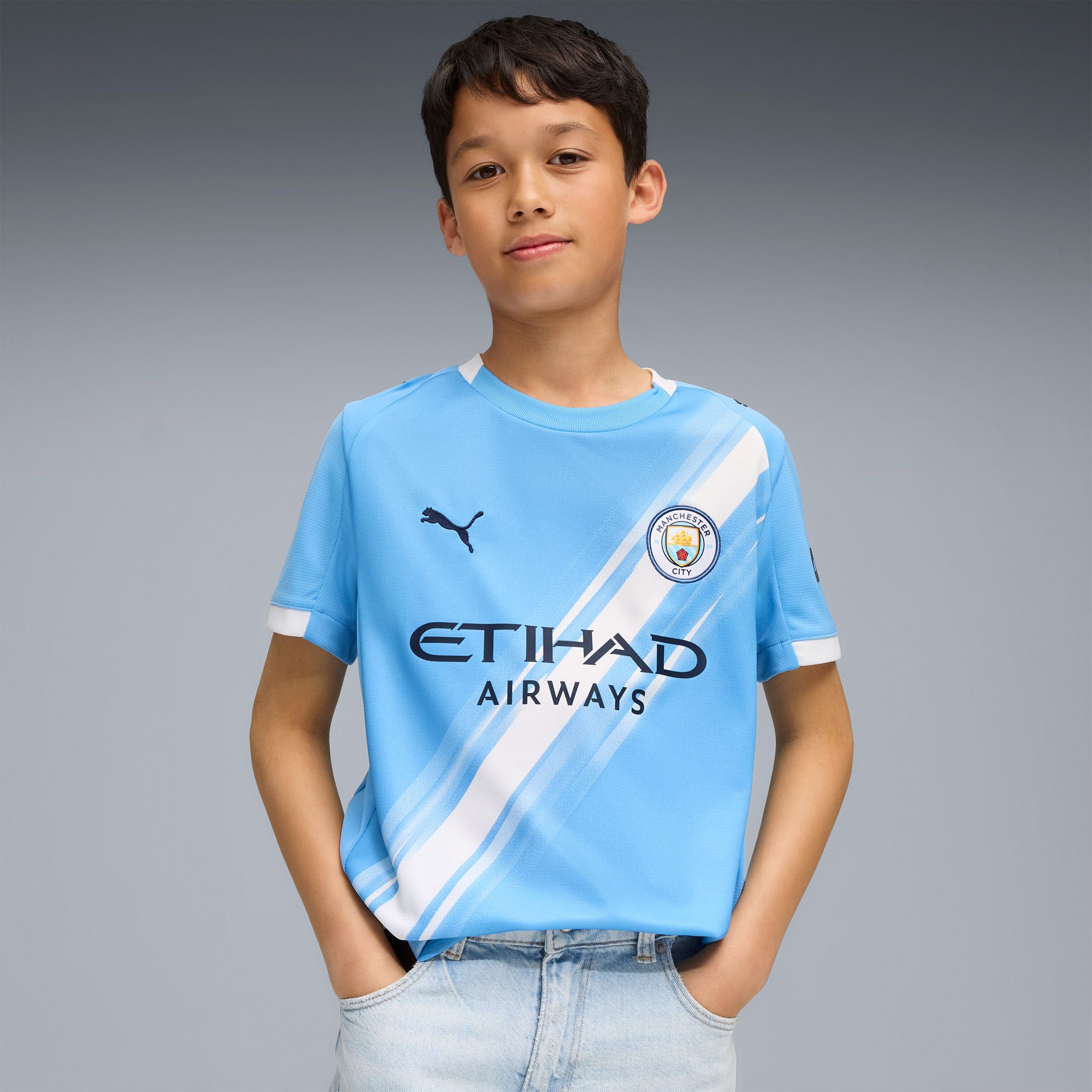 PUMA Manchester City FC 25/26 Thuisshirt Kids