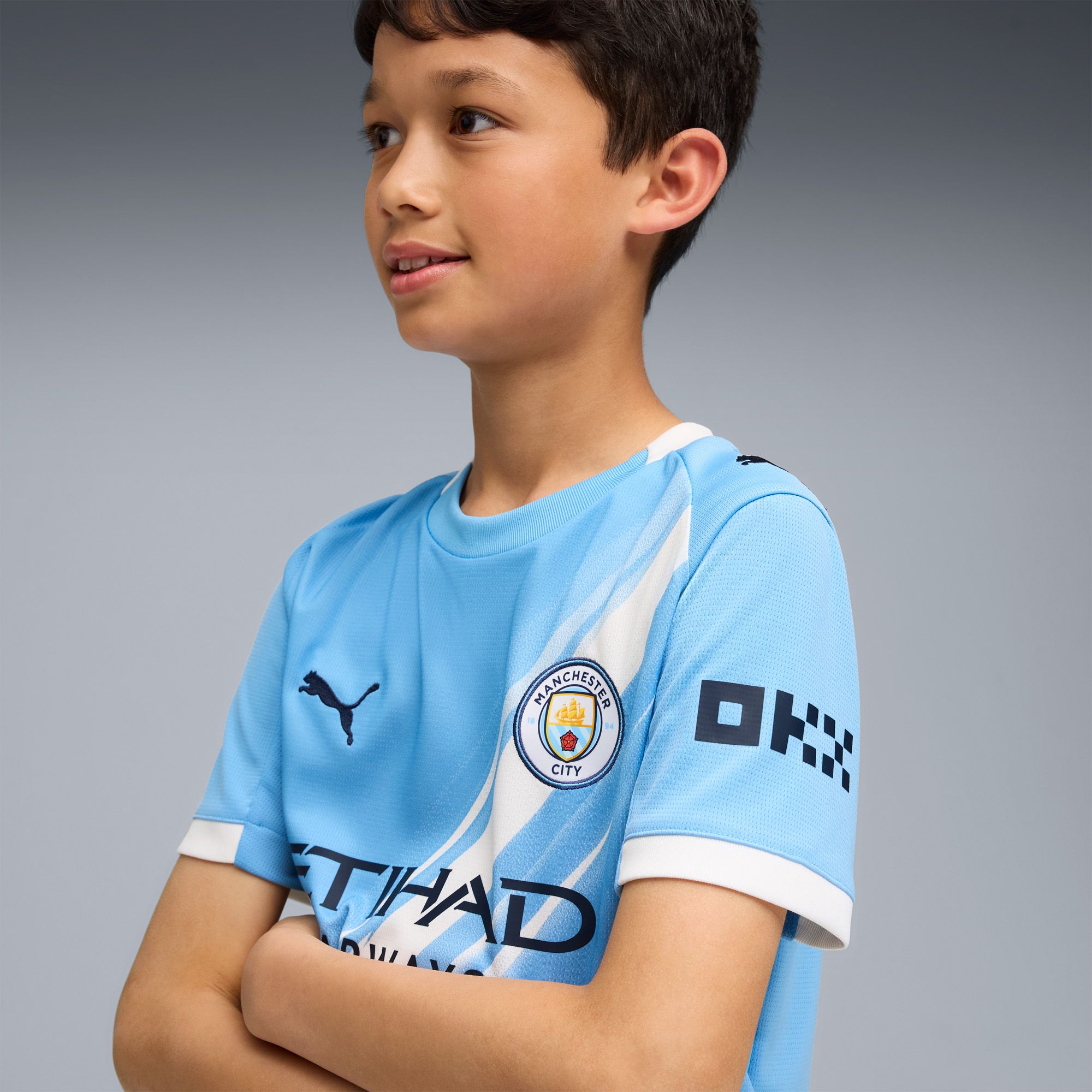 PUMA Manchester City FC 25/26 Thuisshirt Kids