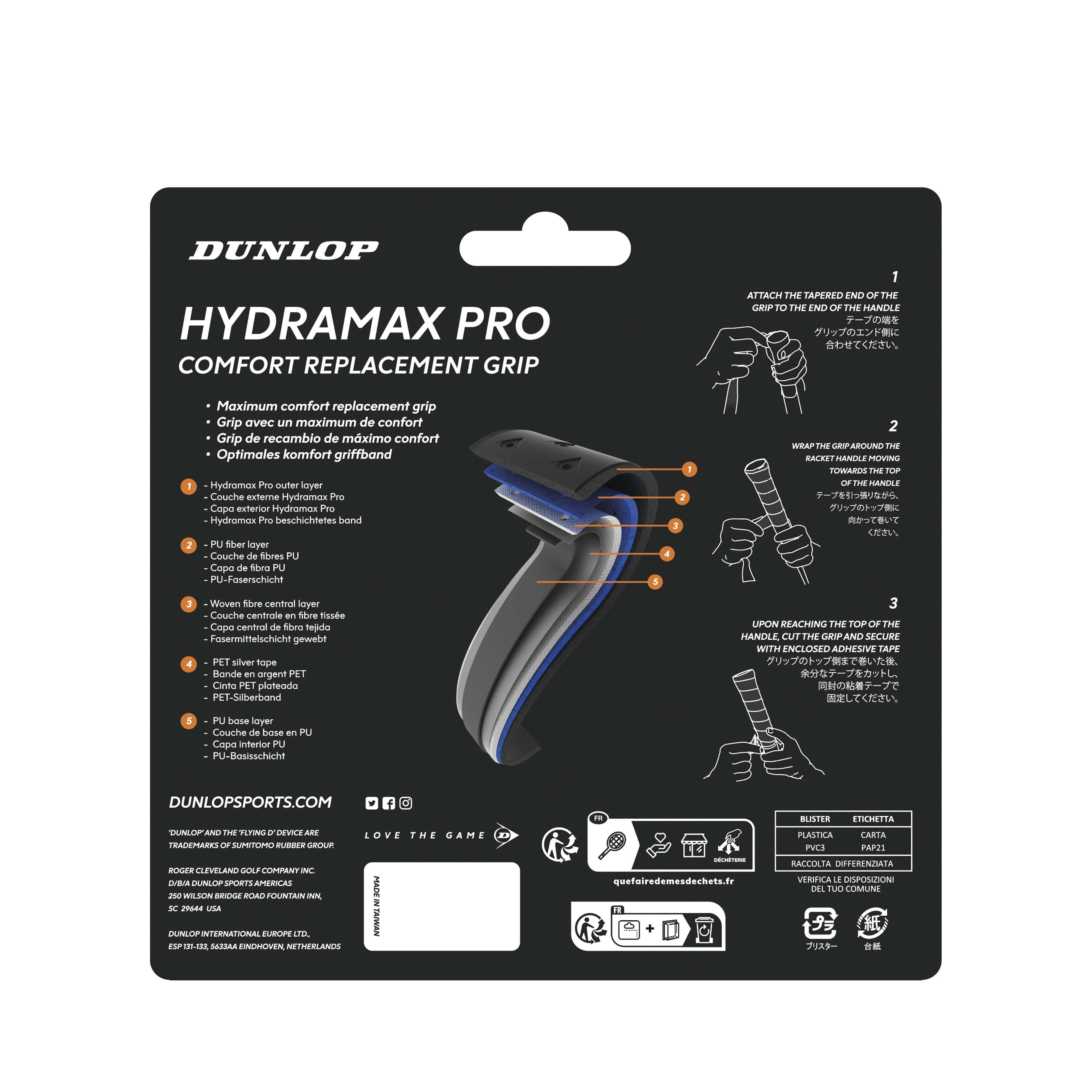 Dunlop Hydramax Pro wit (2x)