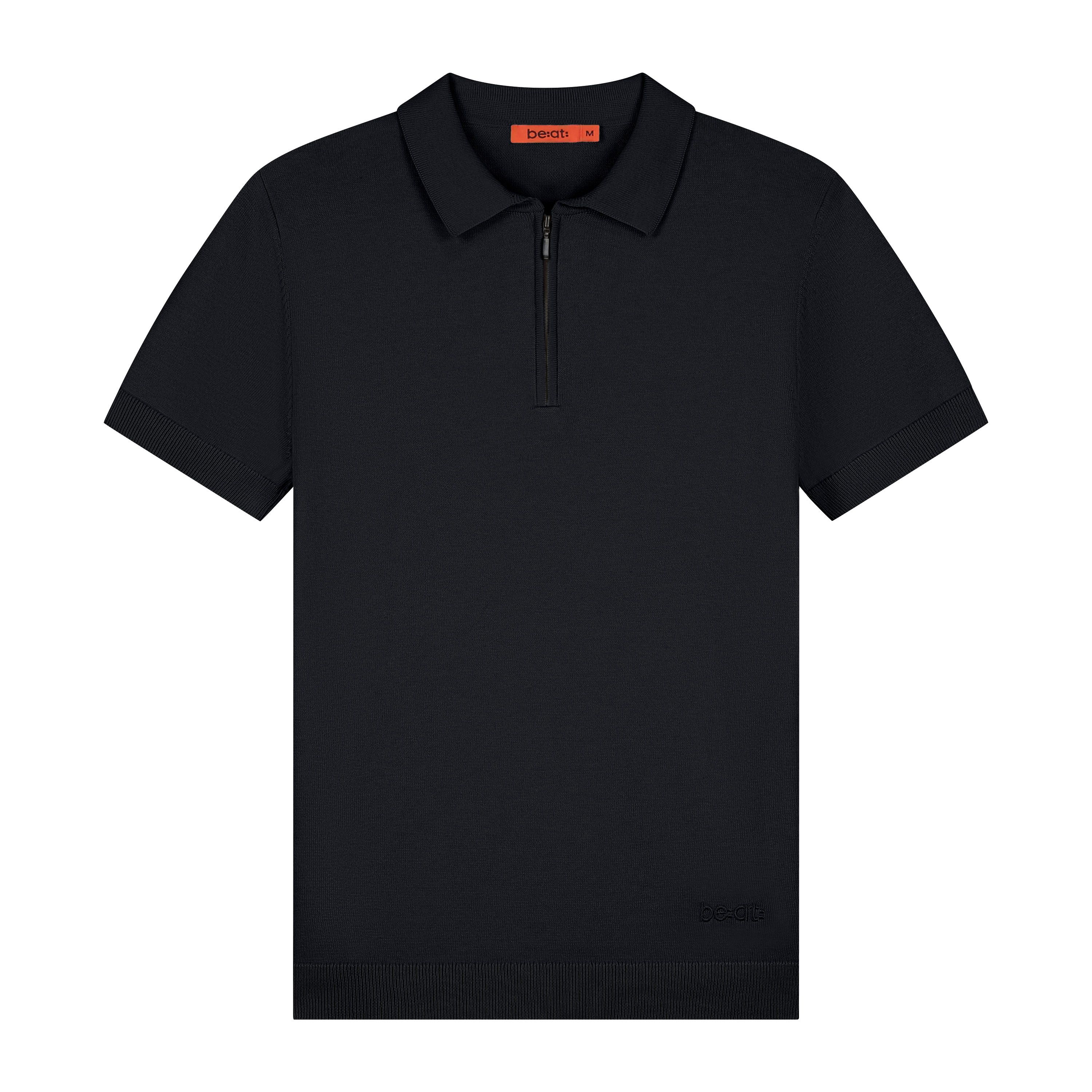 be:at: Gwan Knit Half Zip Polo