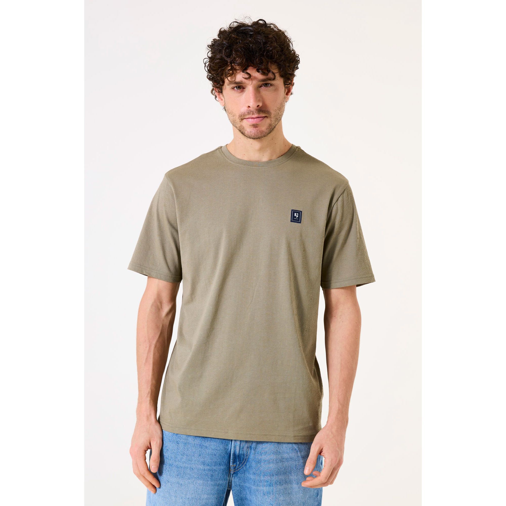 Garcia Print Logo T-Shirt Heren