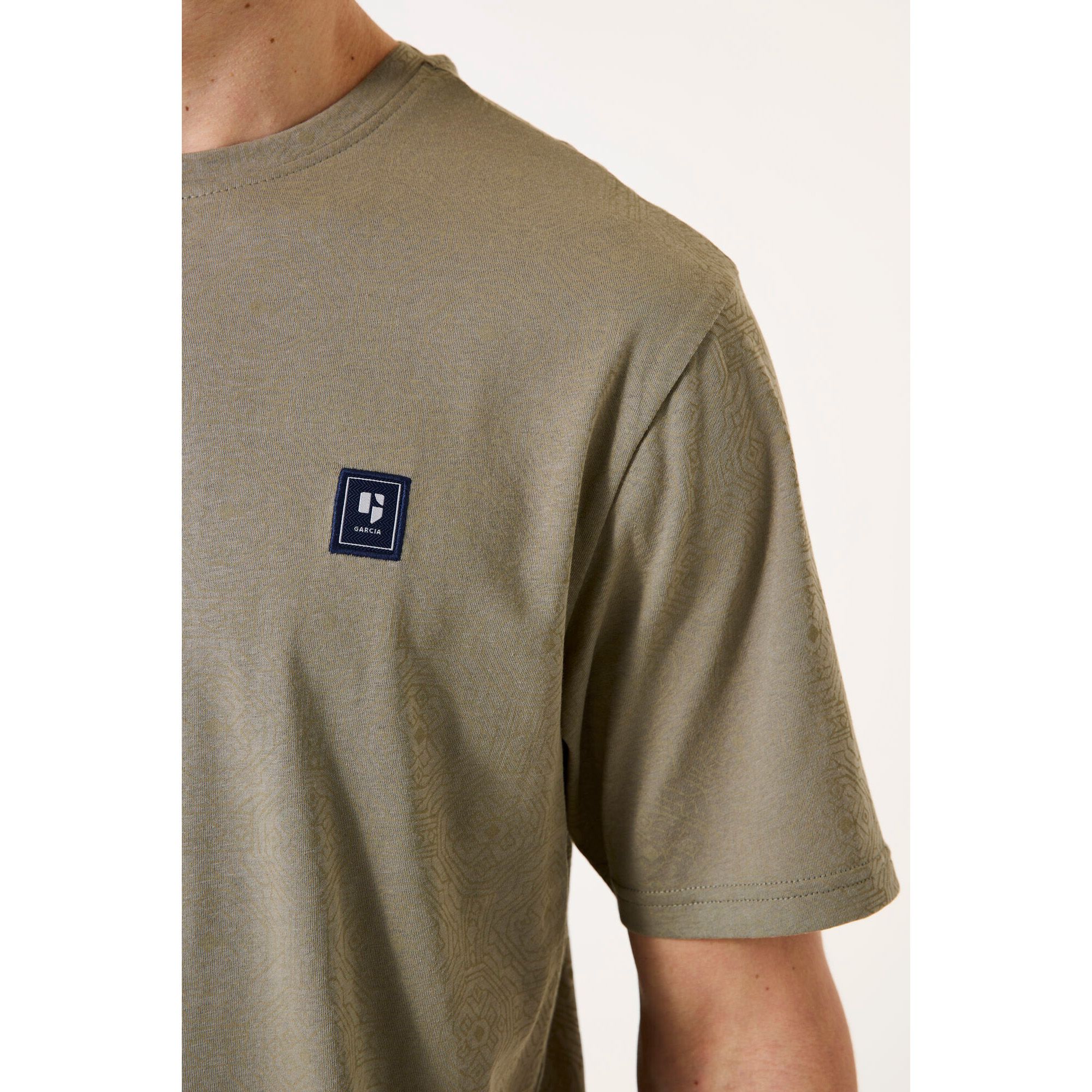 Garcia Print Logo T-Shirt Heren