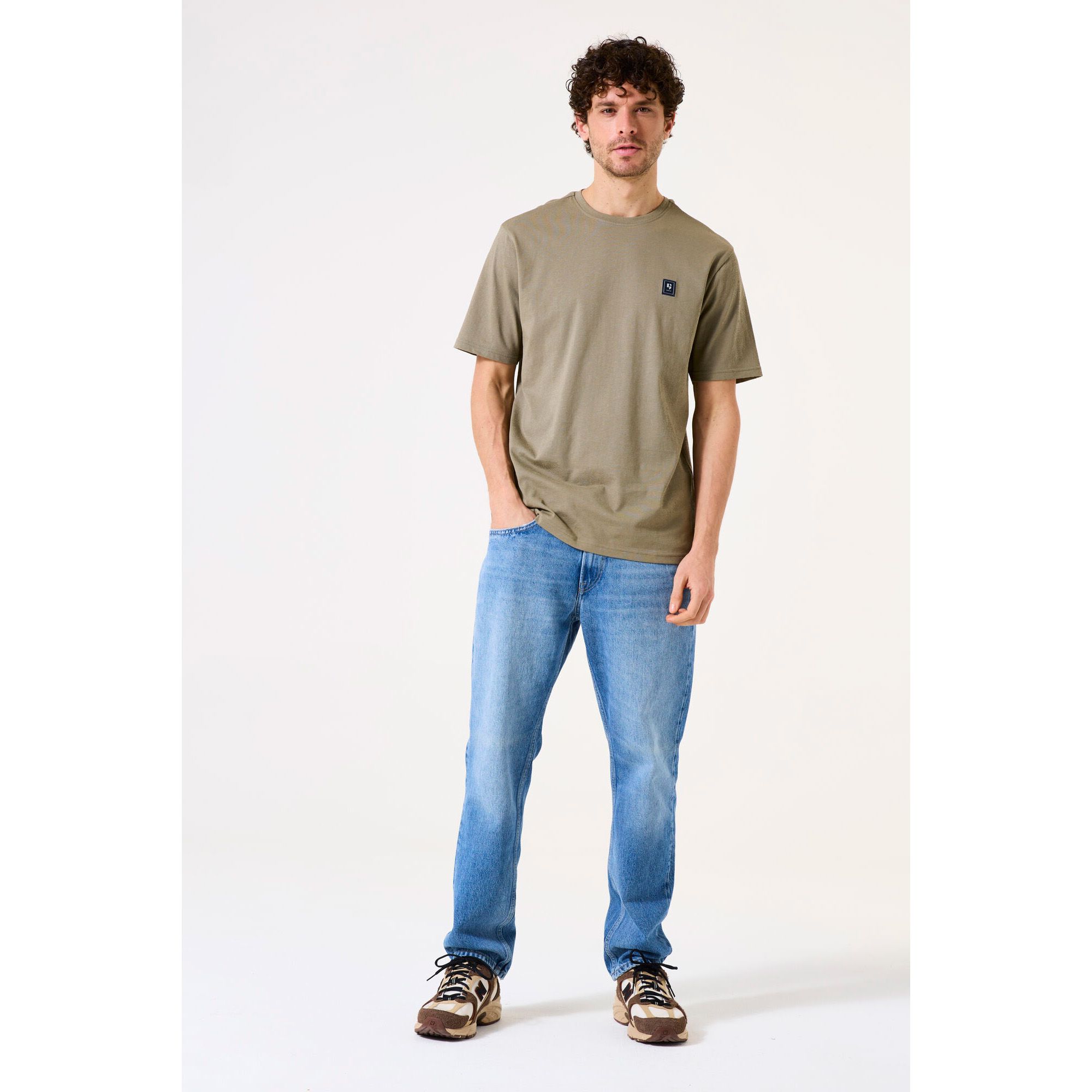 Garcia Print Logo T-Shirt Heren
