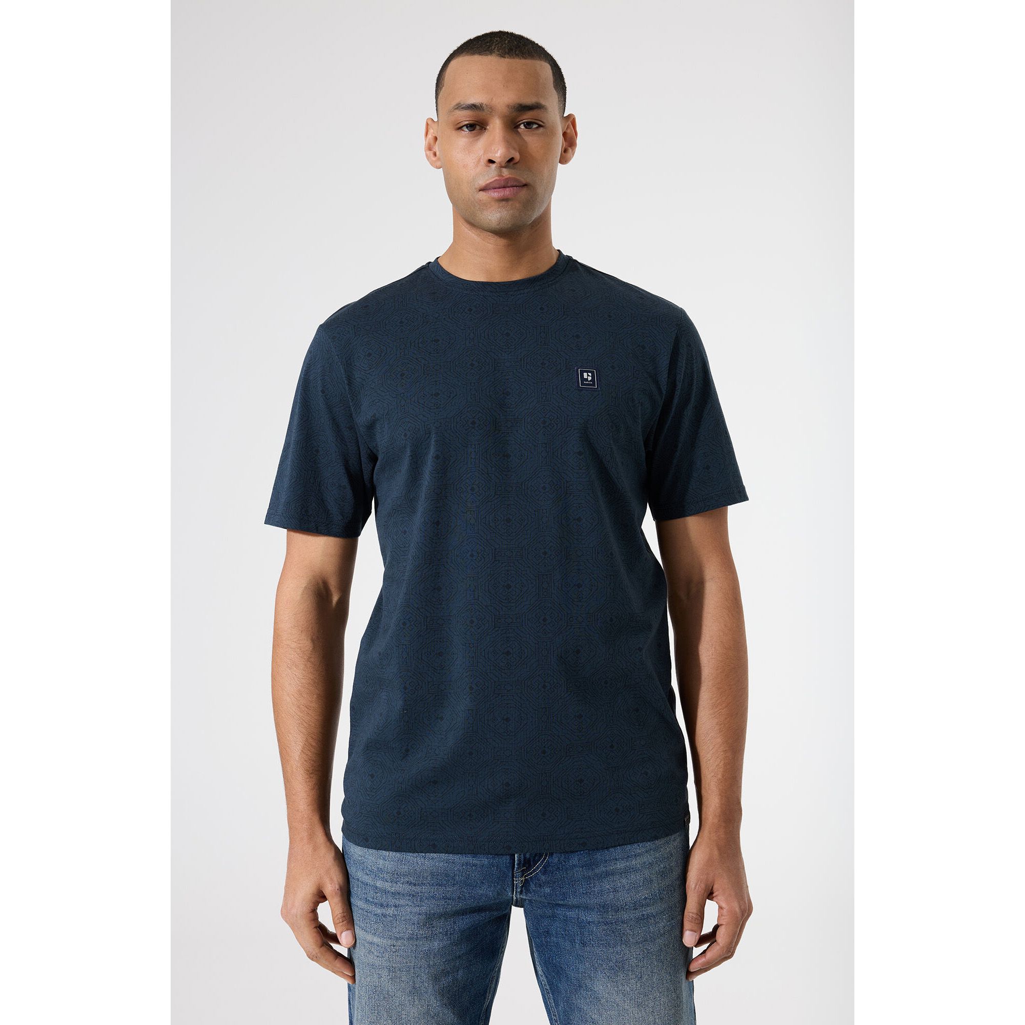 Garcia Print Logo T-Shirt Heren