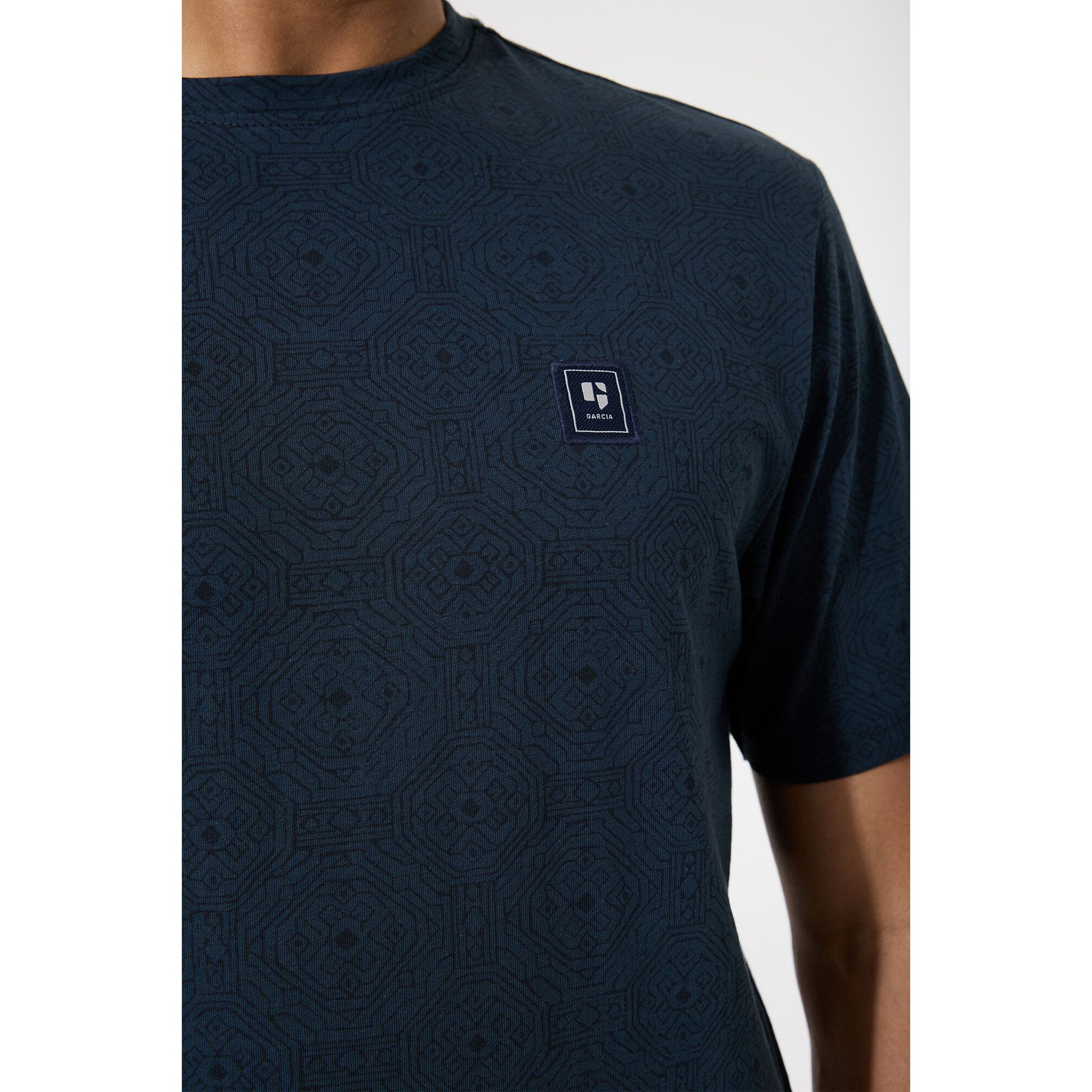 Garcia Print Logo T-Shirt Heren