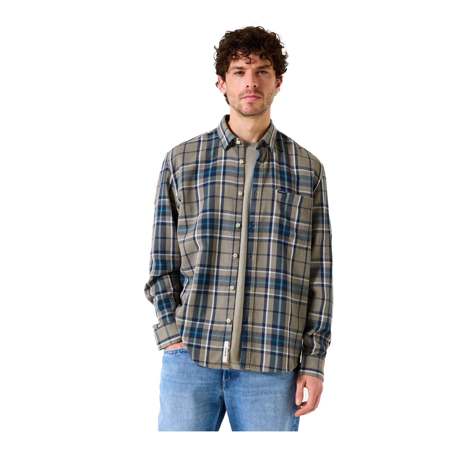 Garcia Print Overhemd Heren
