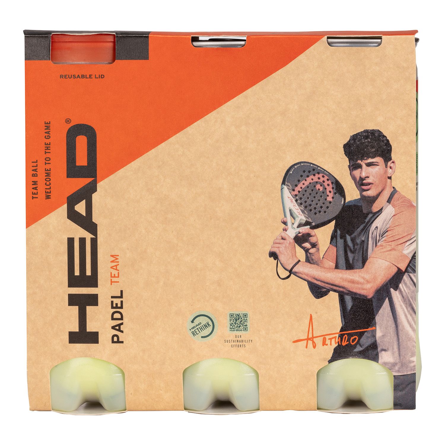Head Padel Team 3x3 Padelballen