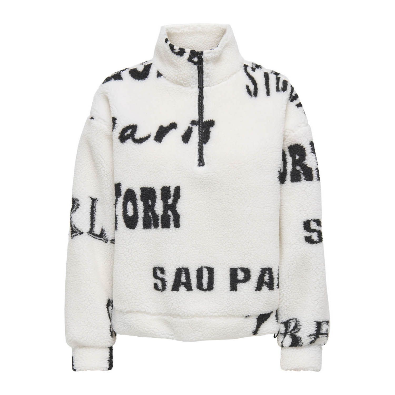 ONLY New Janne Half Zip Box Sweater