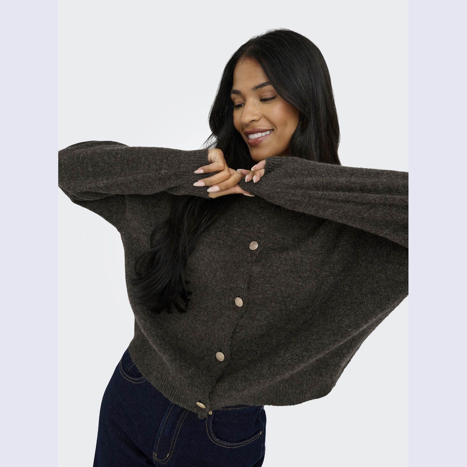 Jacqueline De Yong Debbie Cardigan Knit
