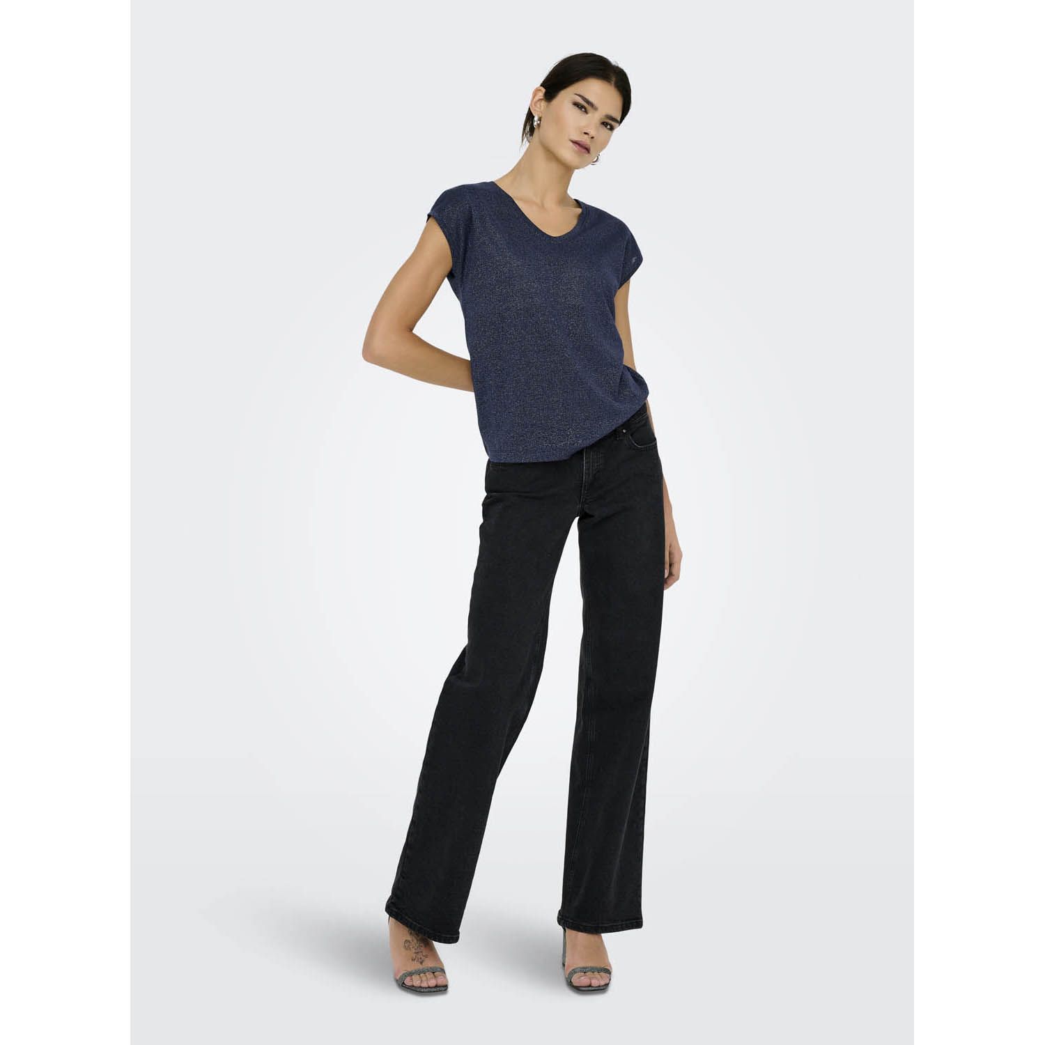 ONLY Silvery Top