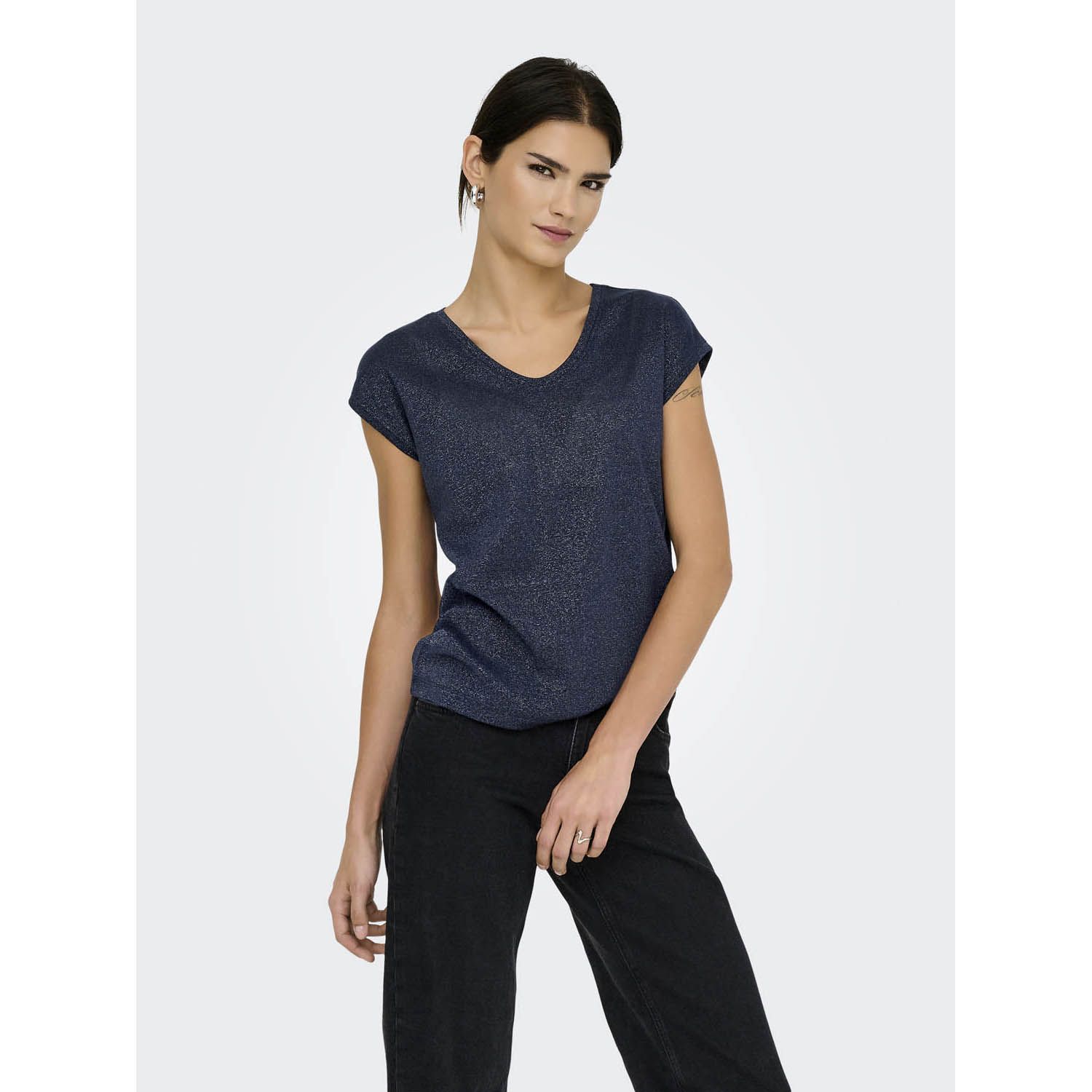 ONLY Silvery Top