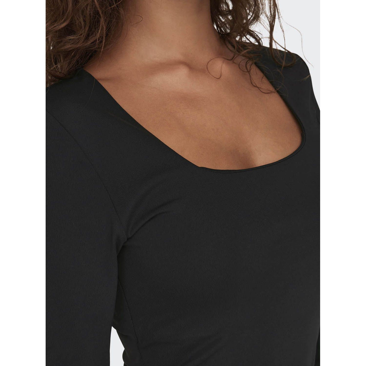ONLY Lea Deep Neck Top