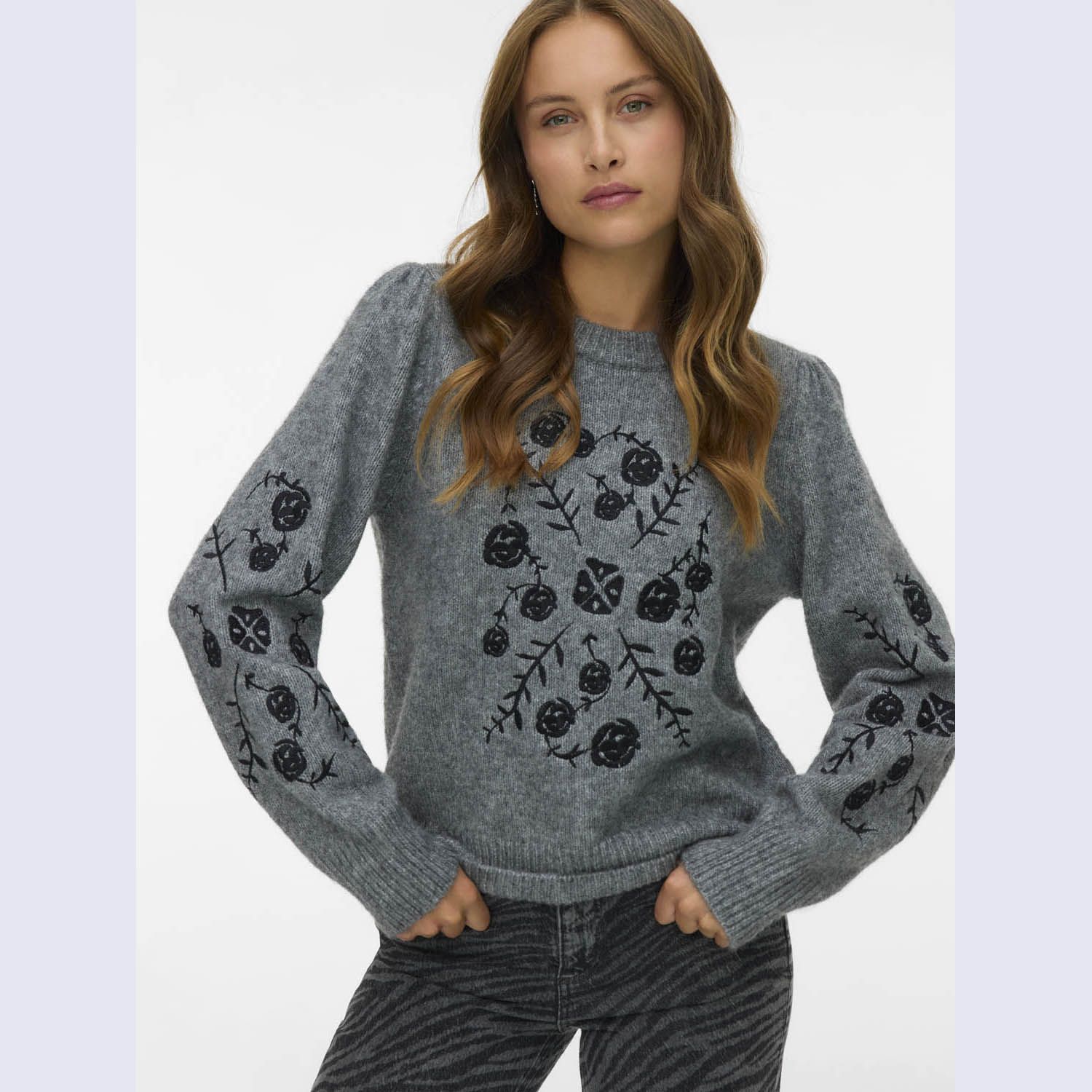 Vero Moda Muta Embrodery Pullover
