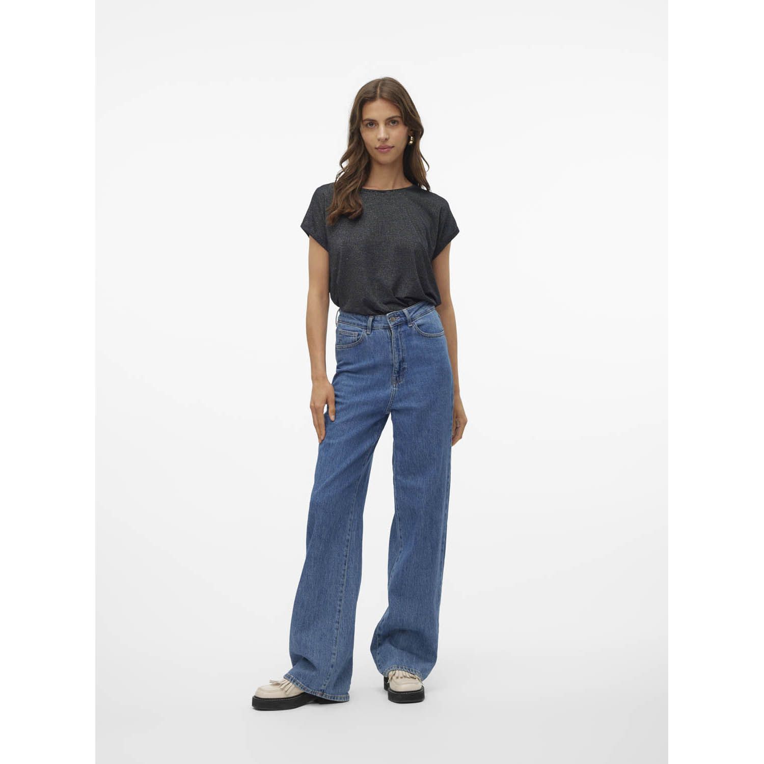 Vero Moda Lava Gltter Top Stripe
