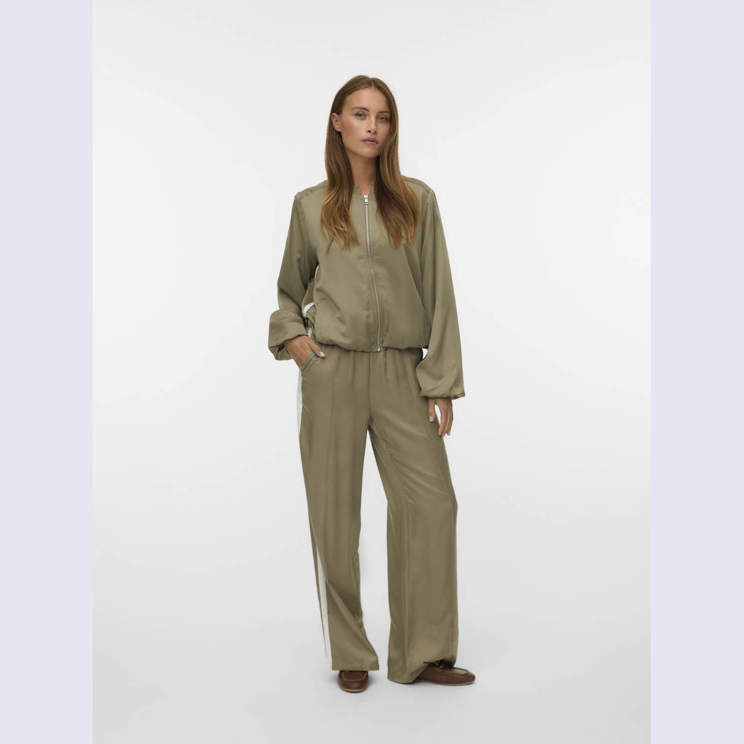 Vero Moda Vina Detail Straight Pants