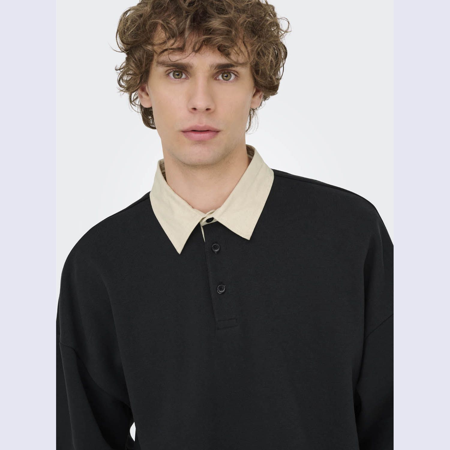 ONLY & Sons Jeffrey Rugby Solid Polo 