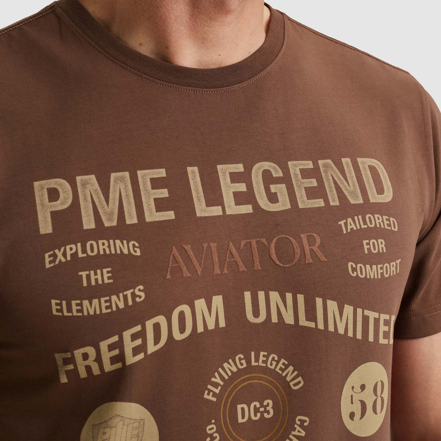 PME Legend R-Neck Cotton T-Shirt