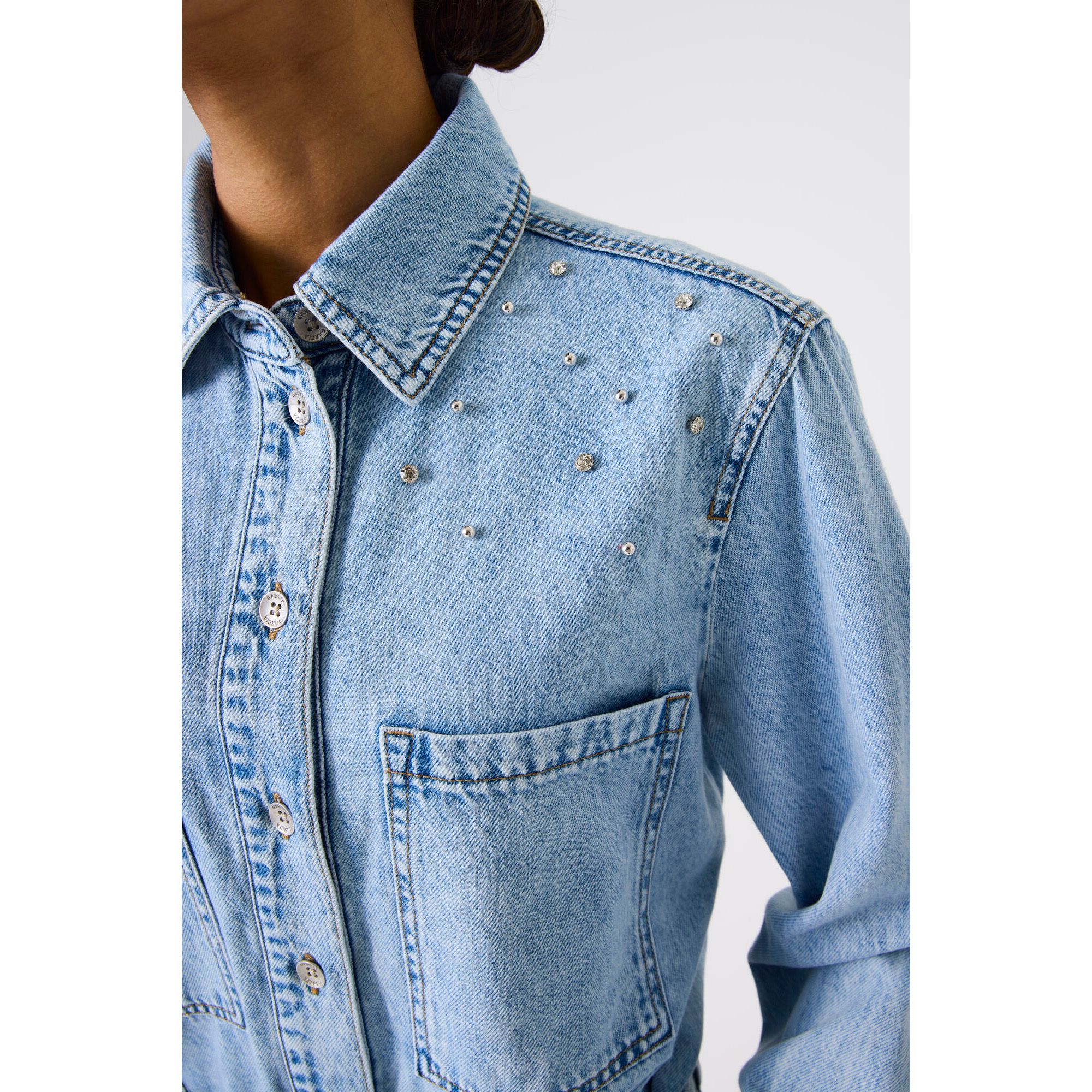 Garcia Ladies Shirt Lange Mouwen