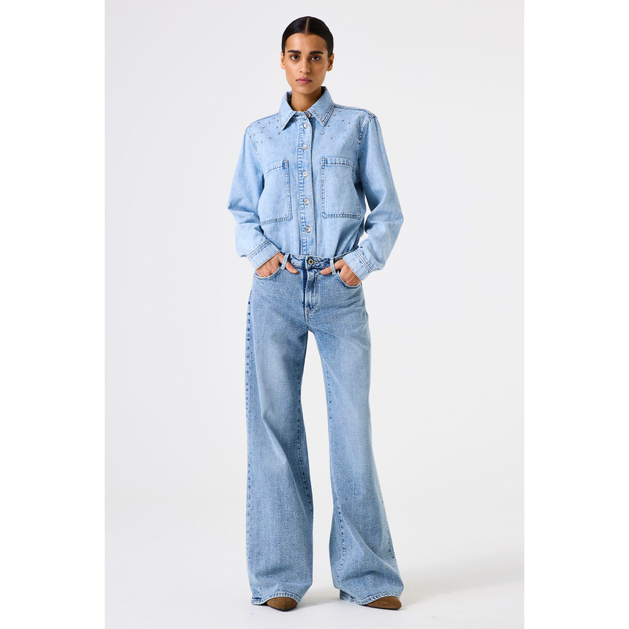 Garcia Ladies Shirt Lange Mouwen