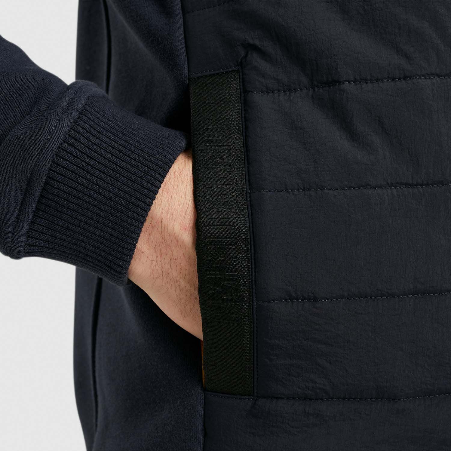 PME Legend Zip Jacket Sweat Mixed Padded