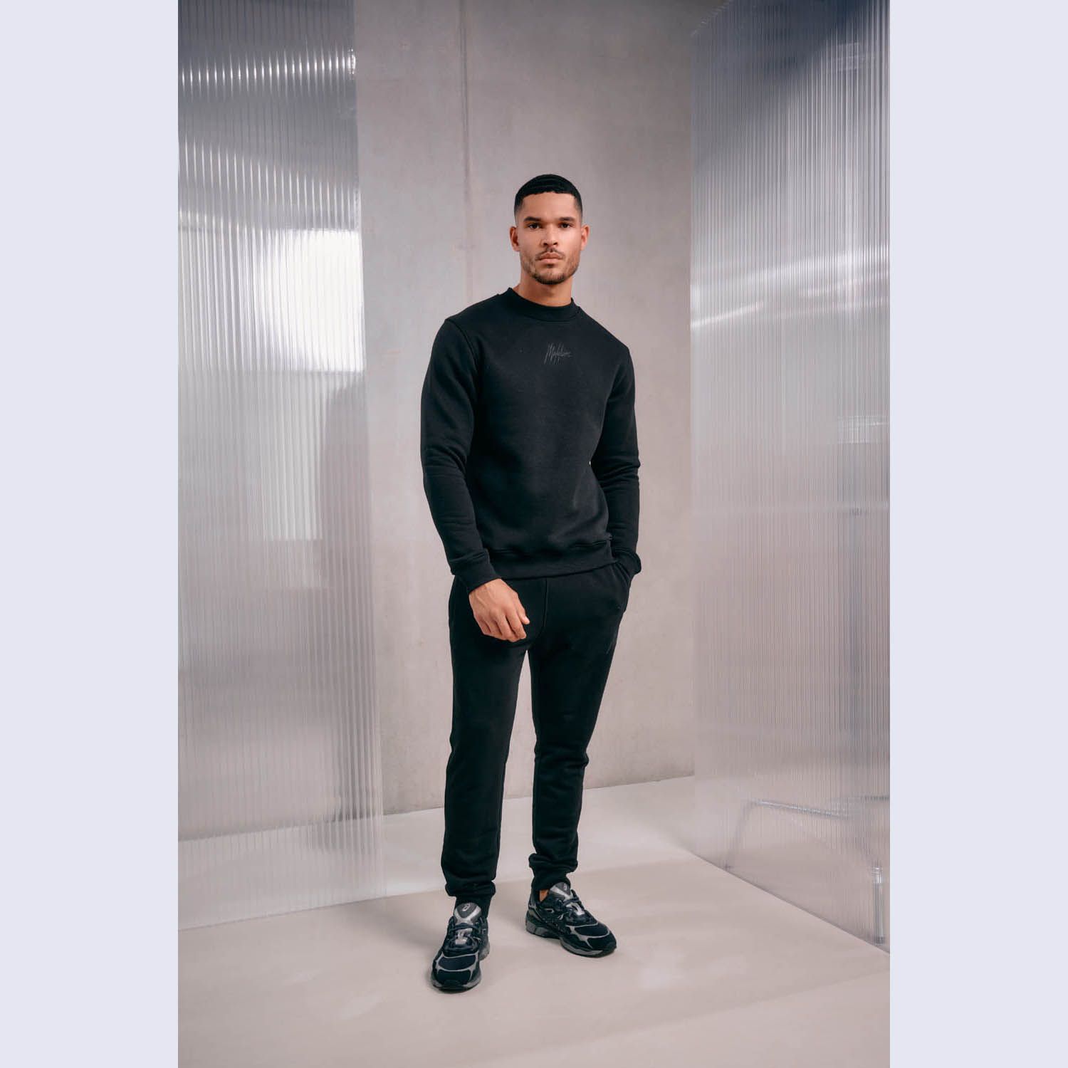 Malelions Striped Signature Sweater