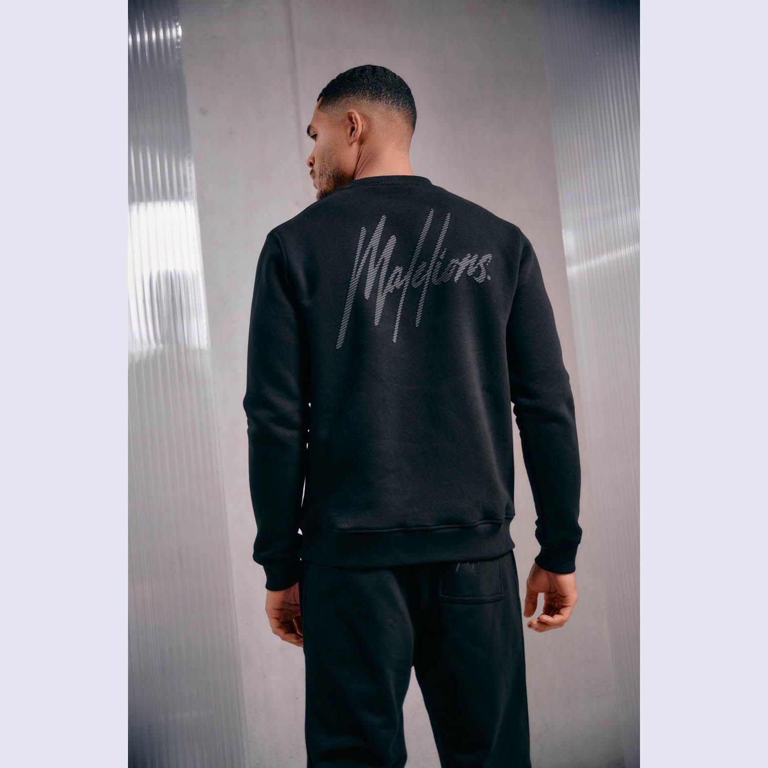 Malelions Striped Signature Sweater