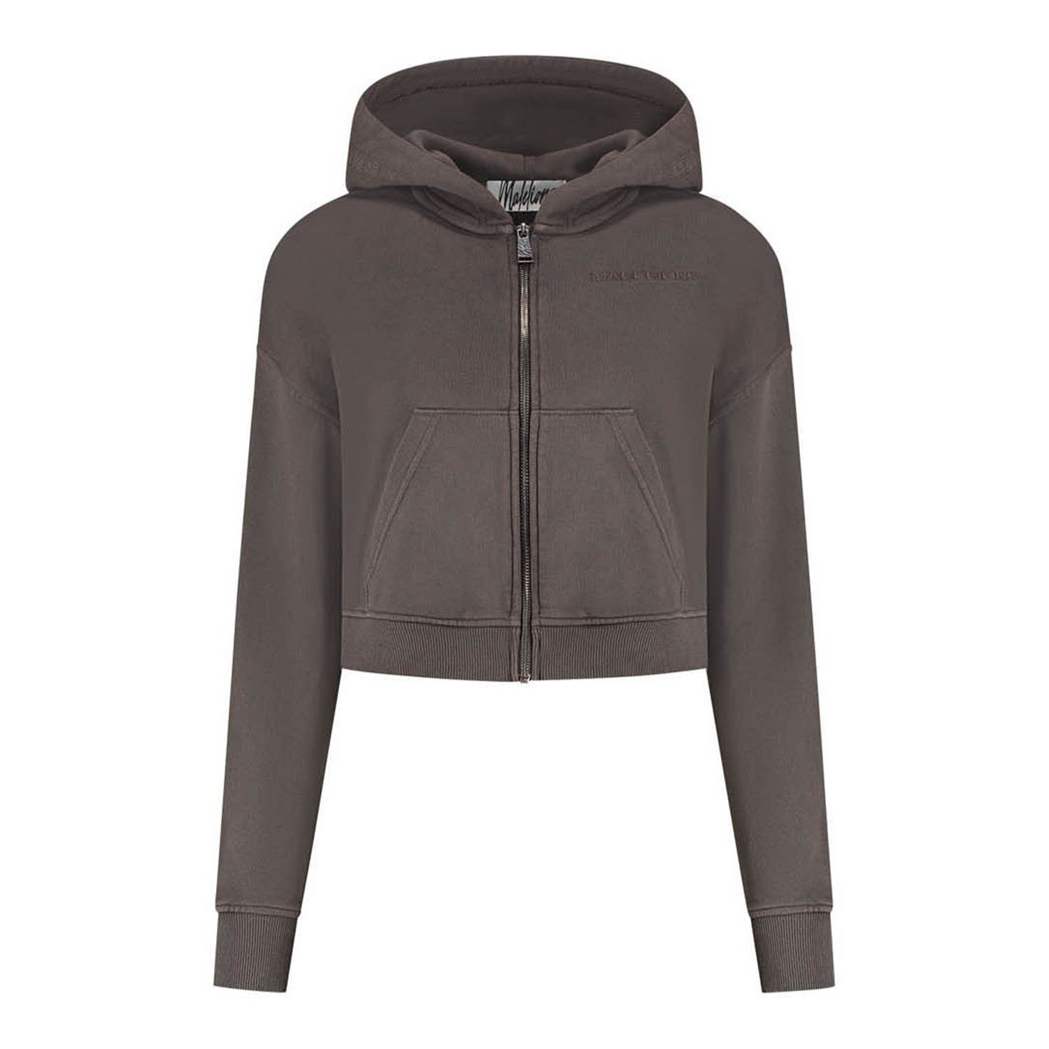 Malelions Cropped Zip Hoodie