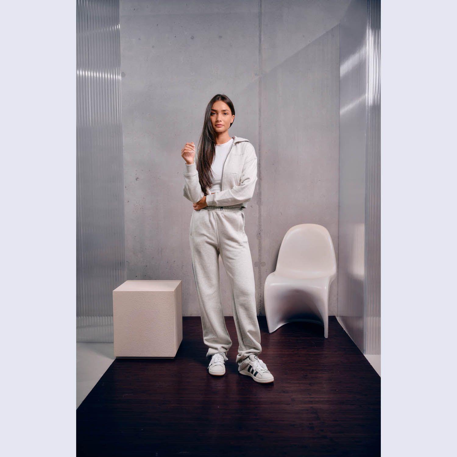 Malelions Cropped Zip Hoodie