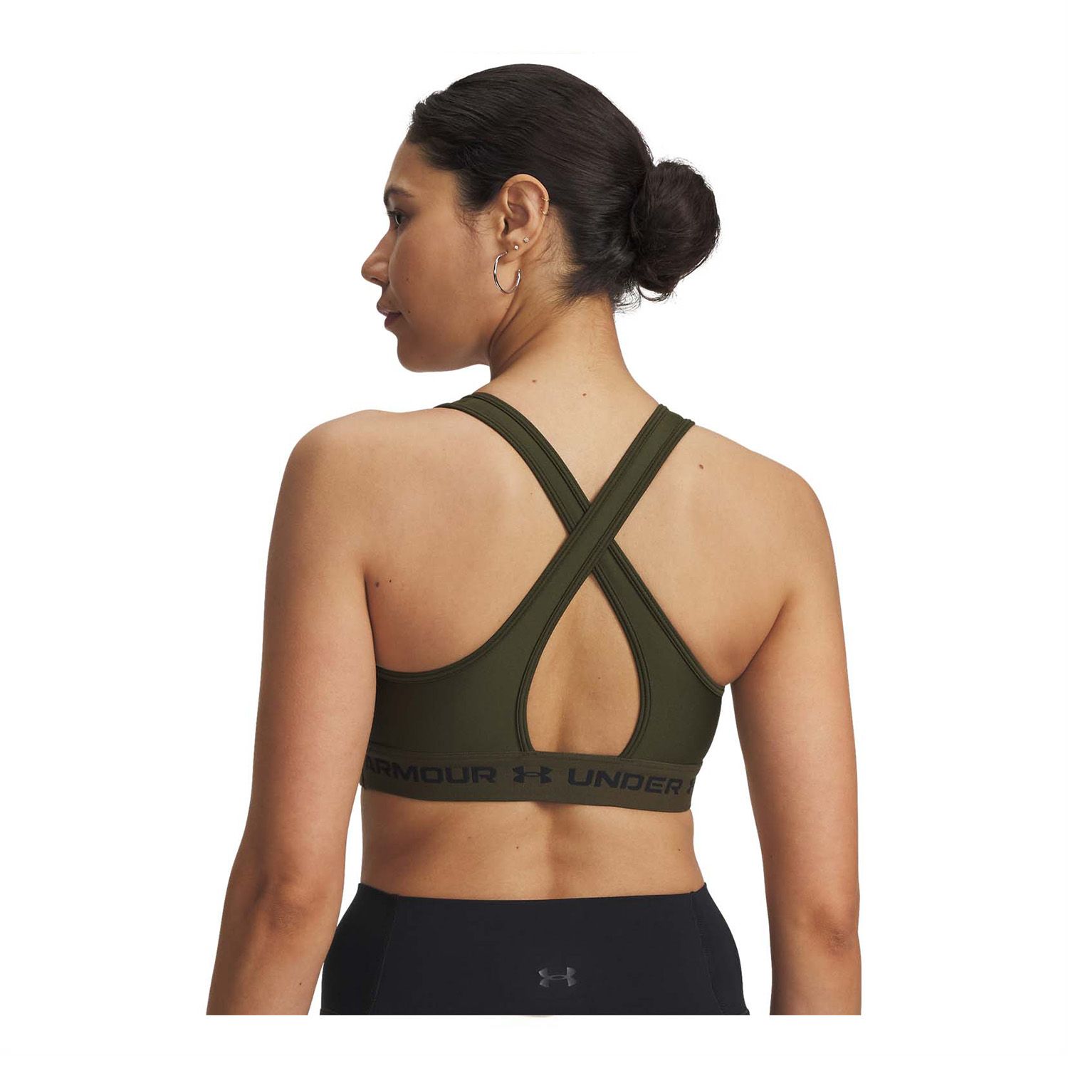 Under Armour Mid Crossback Sports Bra