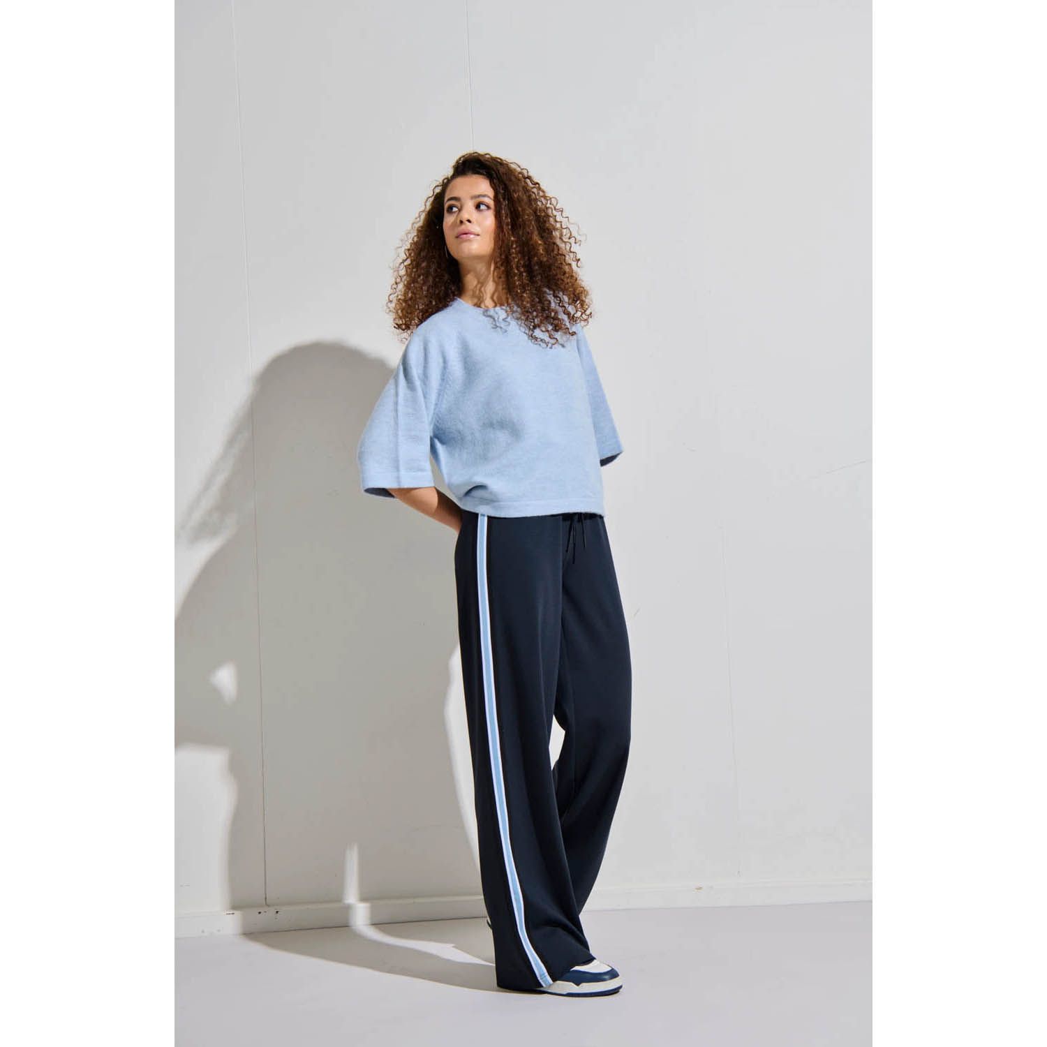 ONLY Tadia Mid Waist Extra Wide Tape Pant
