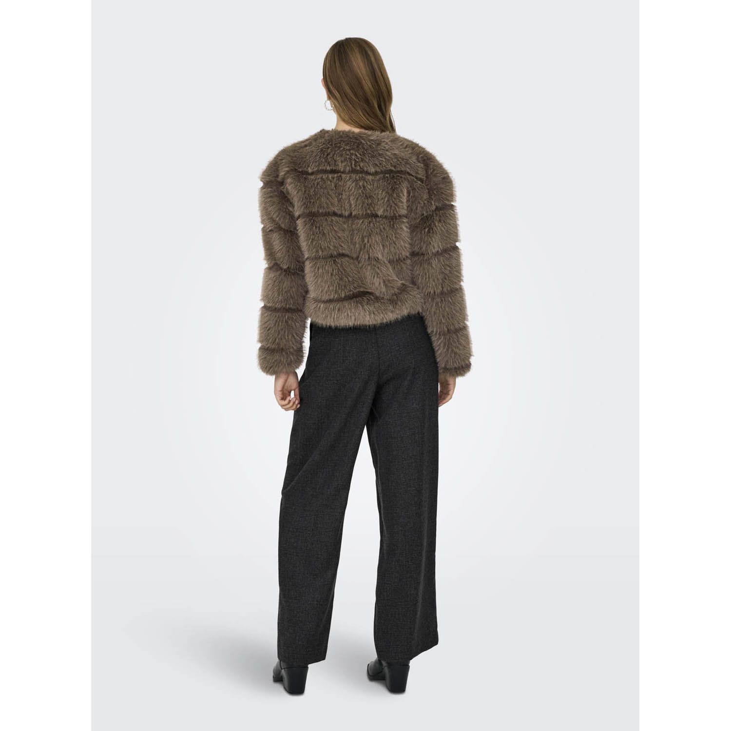 Jacqueline De Yong Ofelia Faux Fur Jacket
