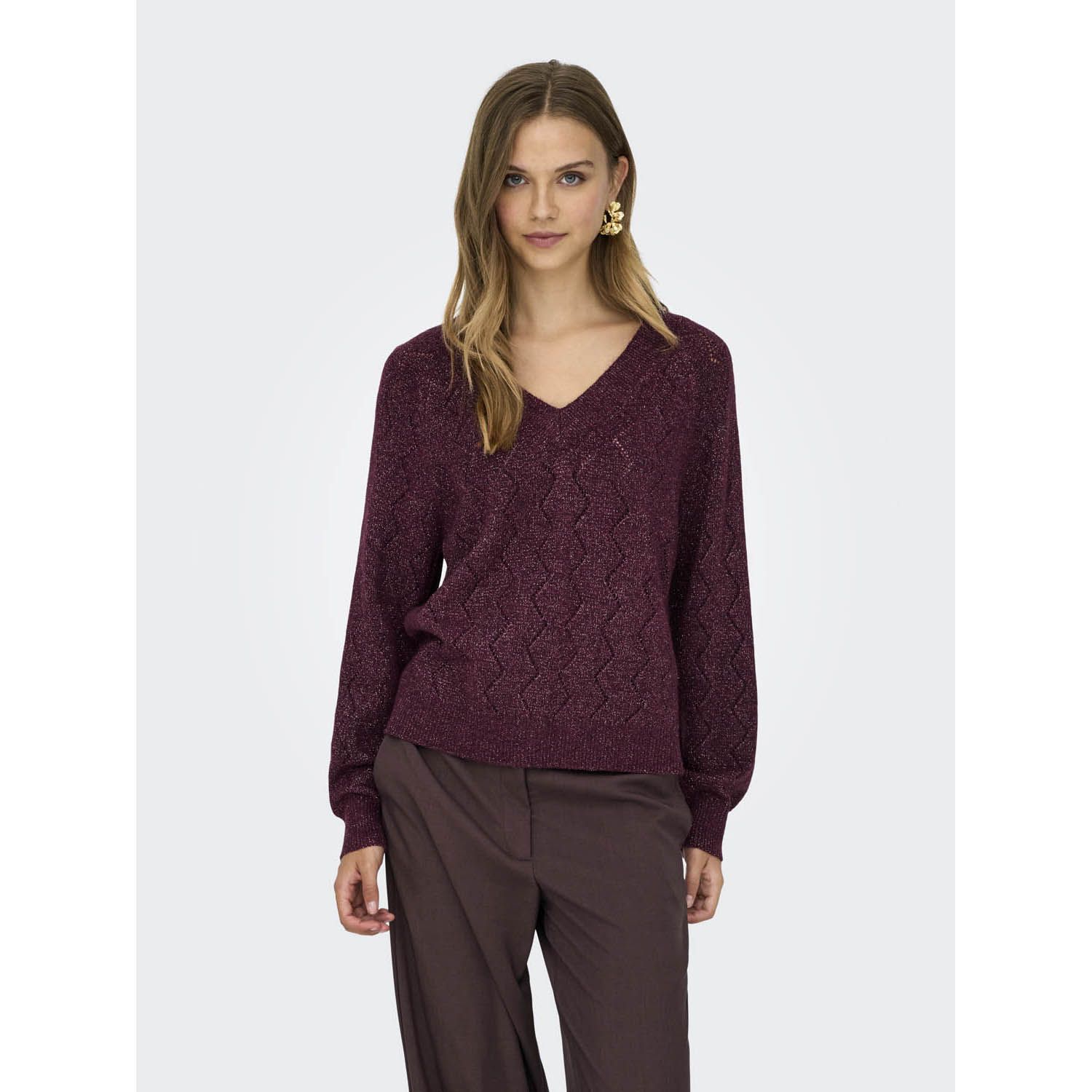 Jacqueline De Yong Aspen Life Pullover Knit