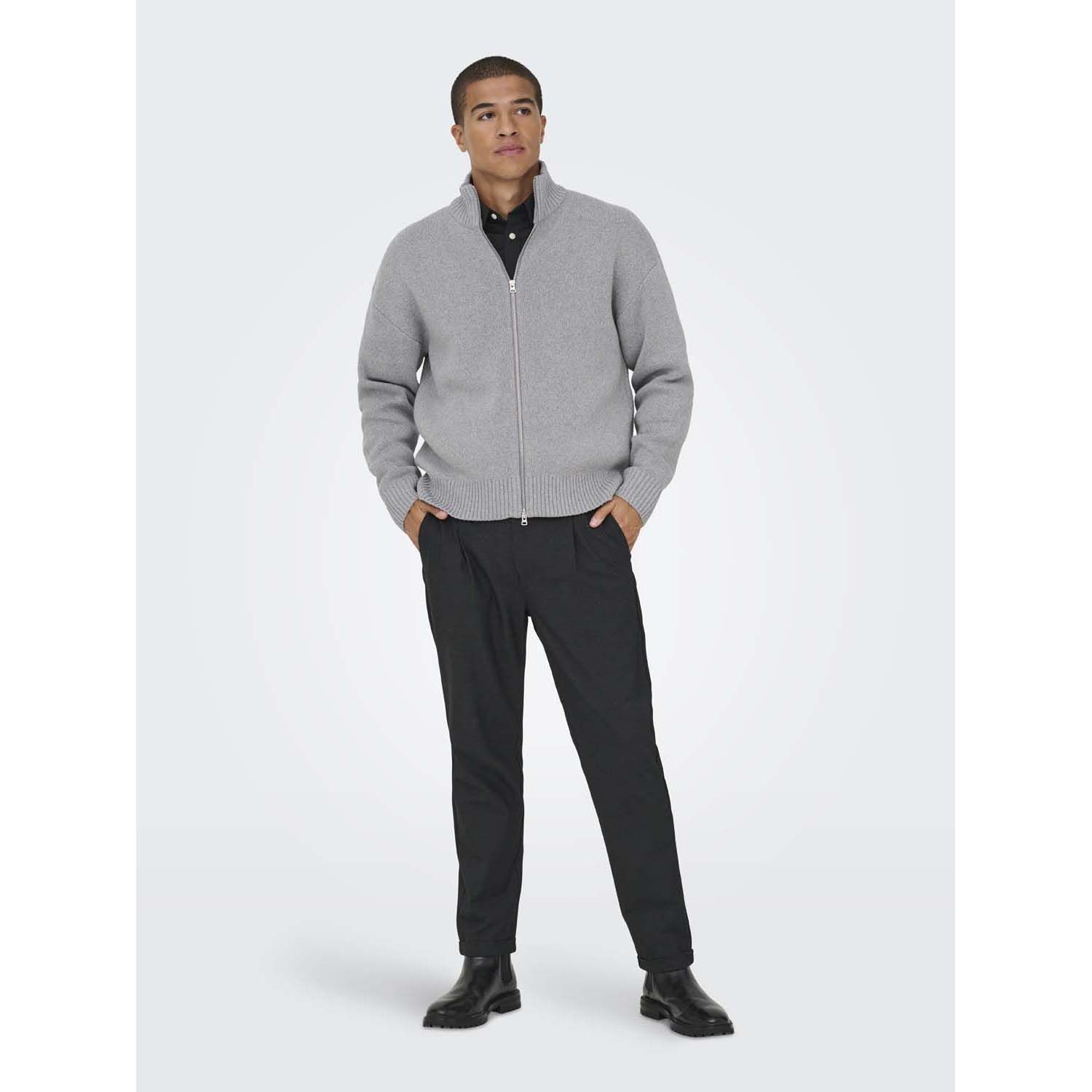 ONLY & Sons Blake High Neck Cardigan