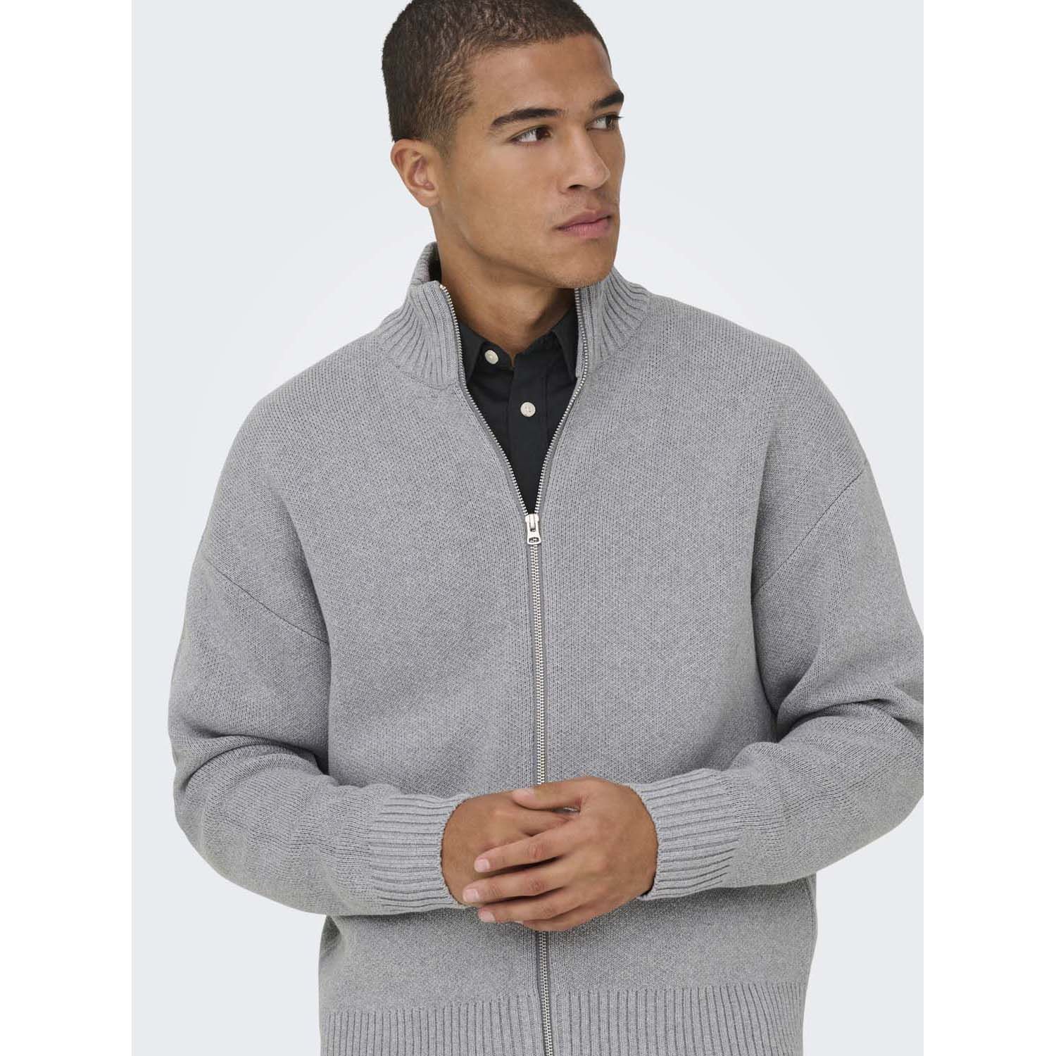 ONLY & Sons Blake High Neck Cardigan