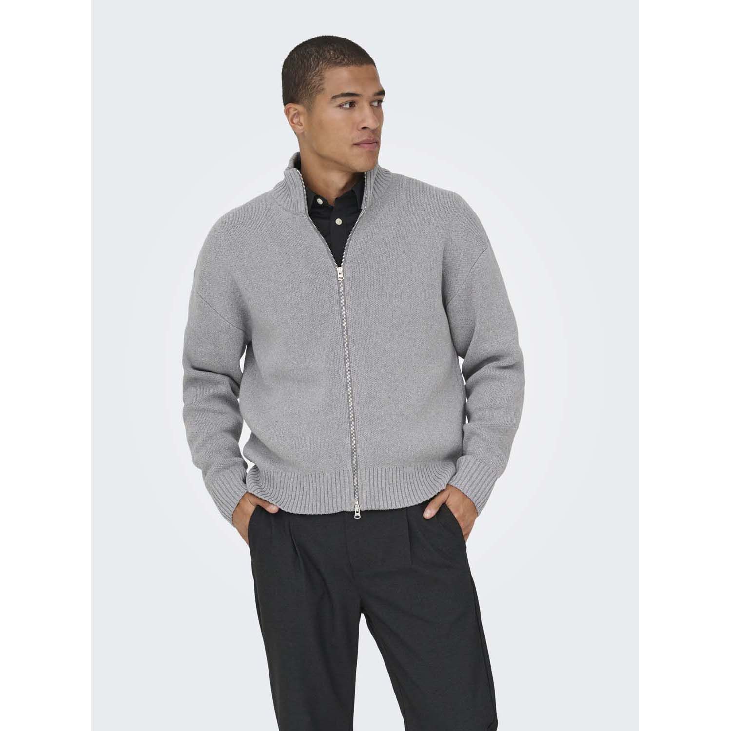 ONLY & Sons Blake High Neck Cardigan