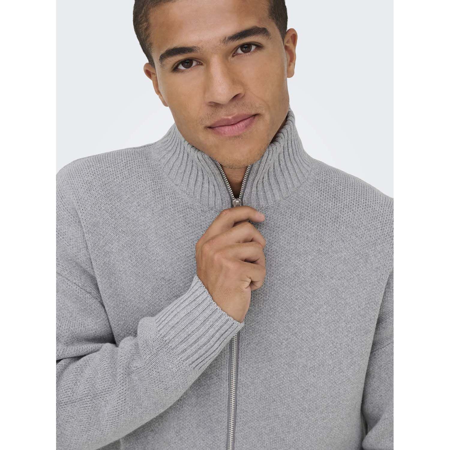 ONLY & Sons Blake High Neck Cardigan
