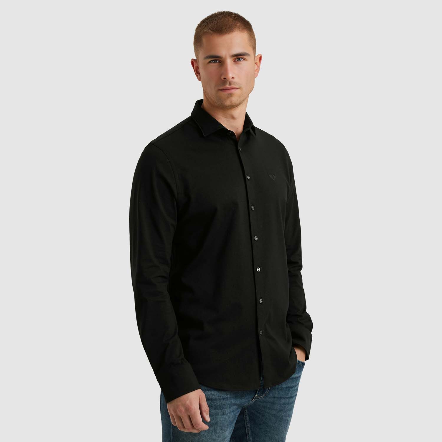 PME Legend Long Sleeve Shirt Satin Jersey