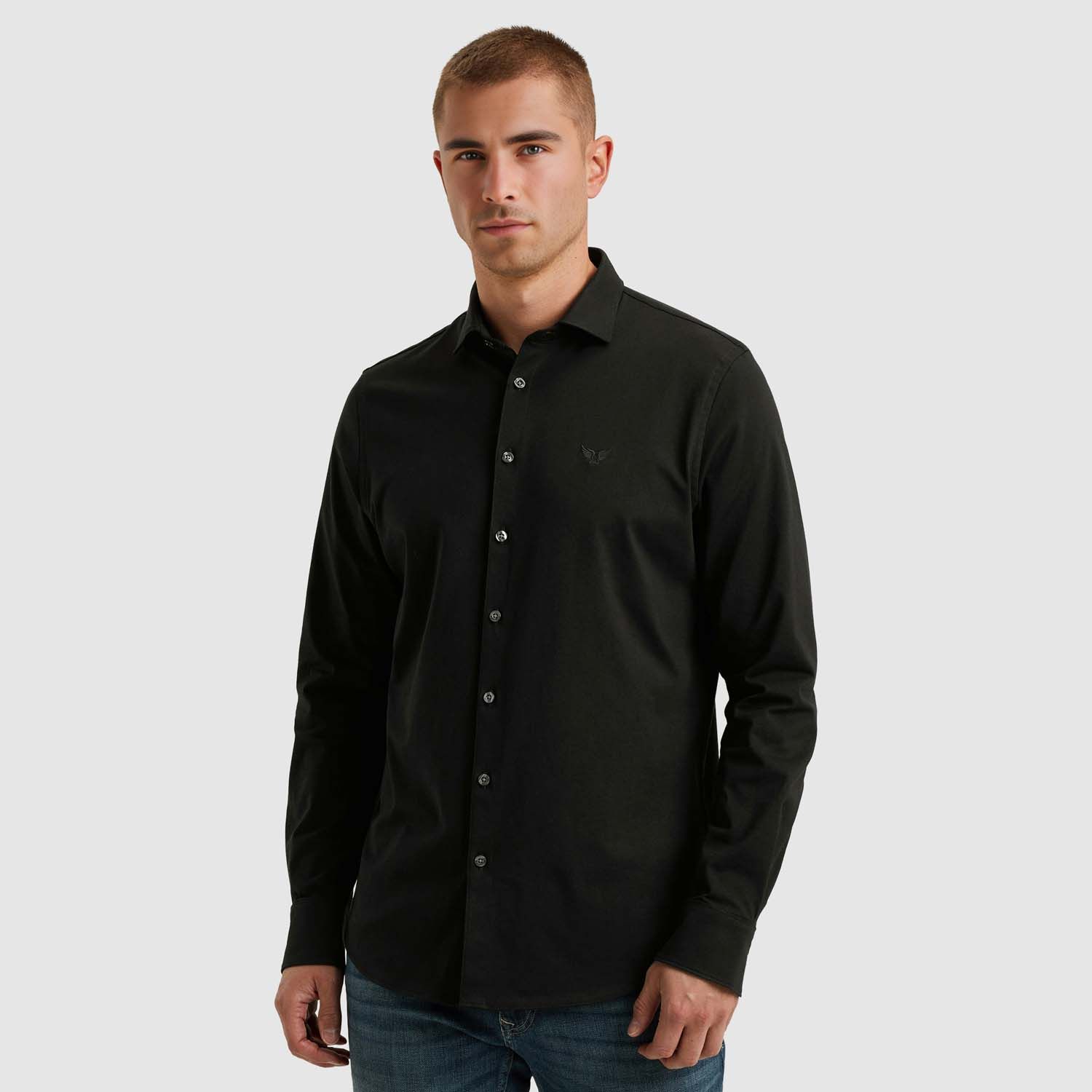 PME Legend Long Sleeve Shirt Satin Jersey