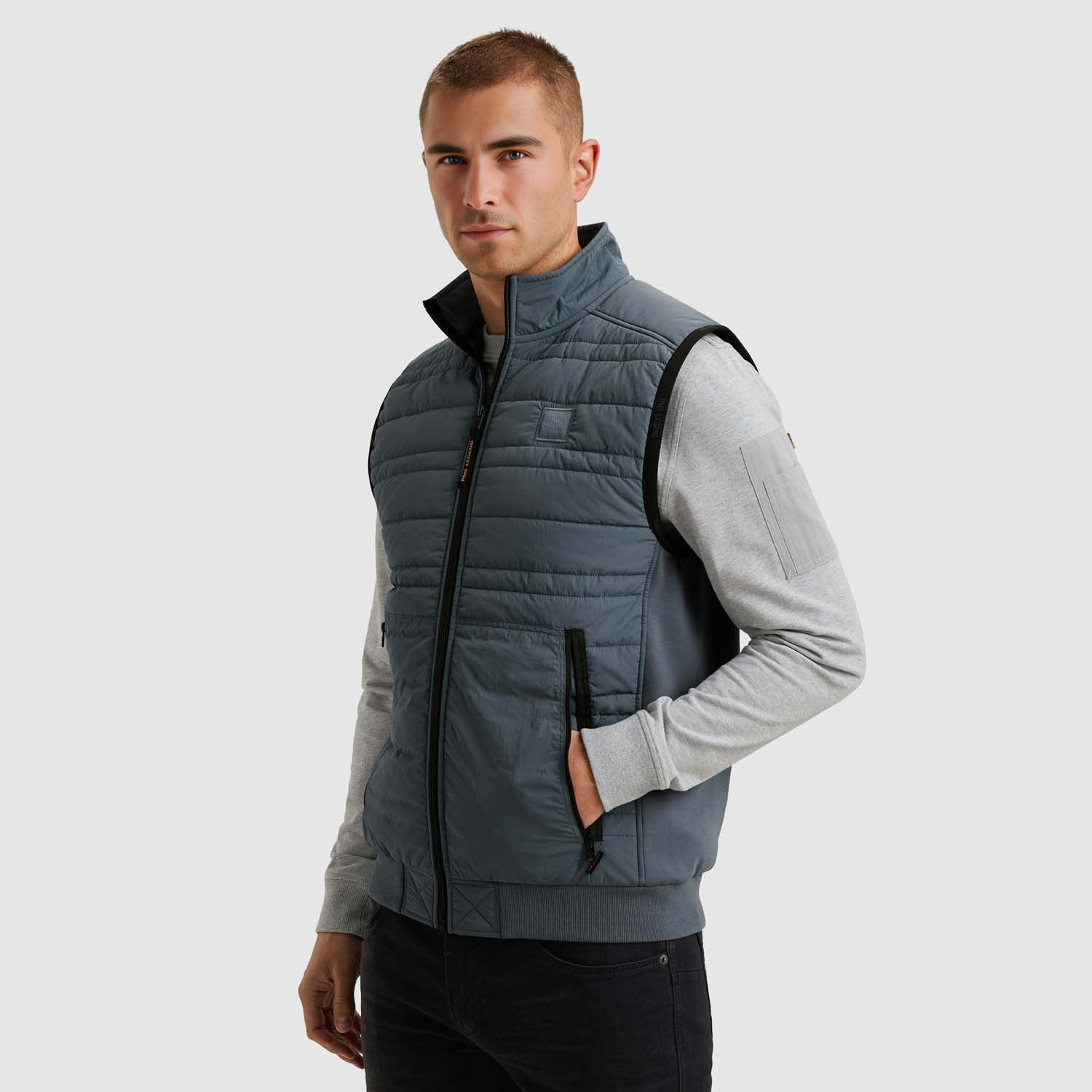 PME Legend Bodywarmer Interlock Mix Padded