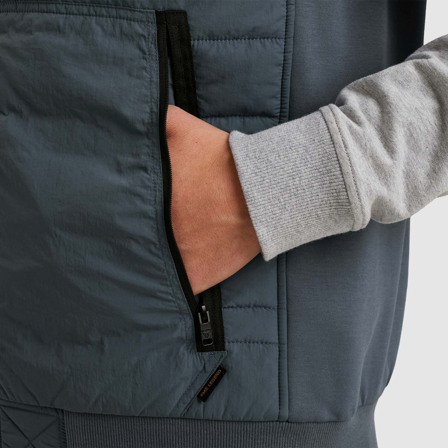 PME Legend Bodywarmer Interlock Mix Padded