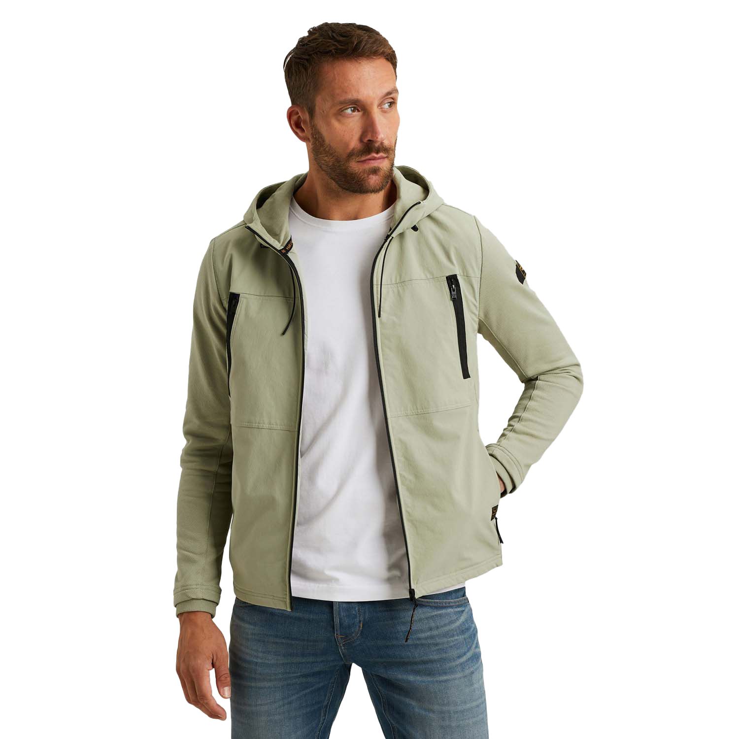 PME Legend Zip Jacket Terry Nylon Mix