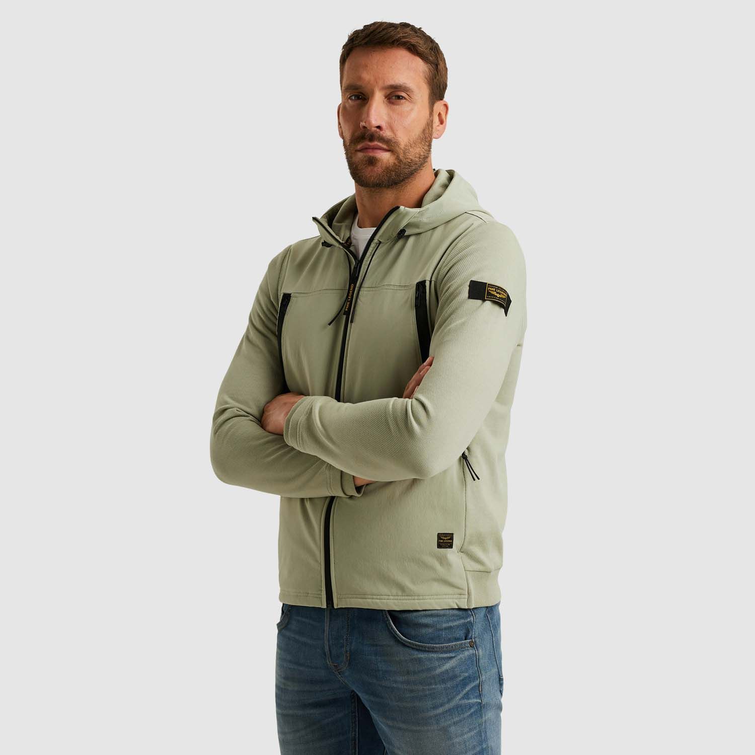 PME Legend Zip Jacket Terry Nylon Mix