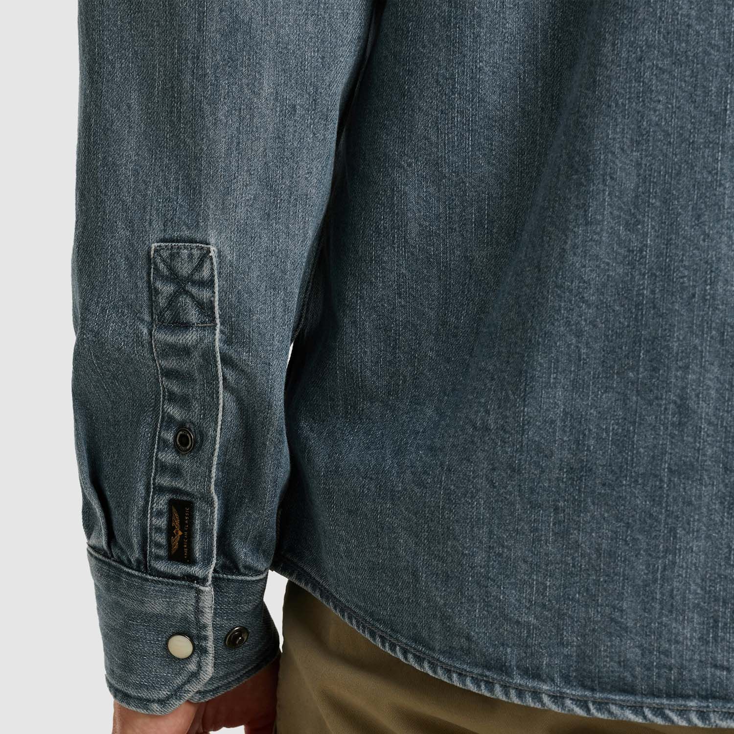 PME Legend Long Sleeve Shirt Indigo Denim