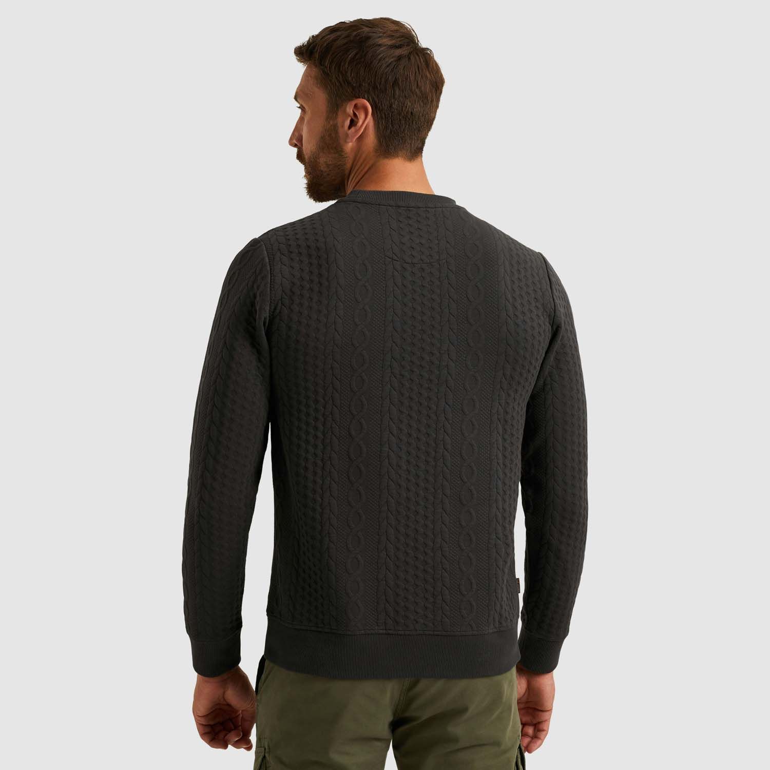 PME Legend Crewneck Cable Jacquard